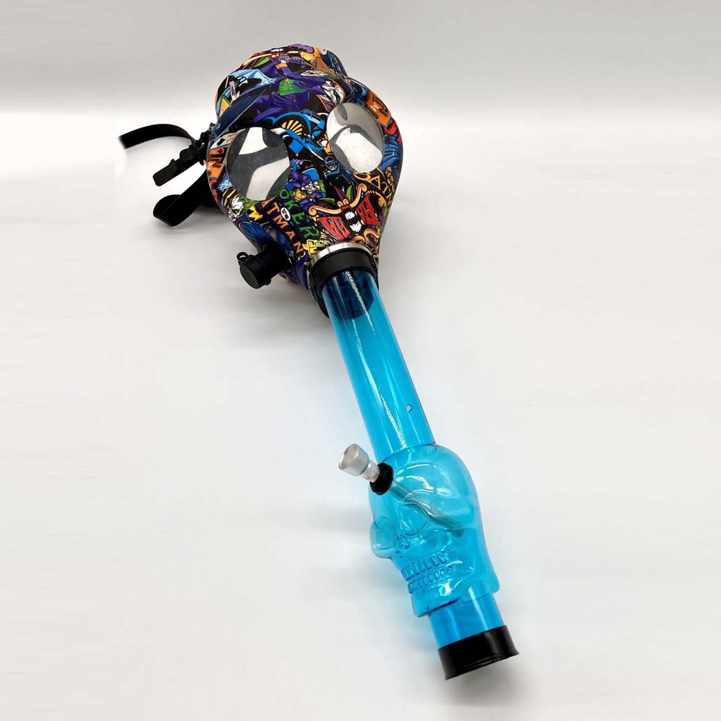 Silicone Full face Mask with Acrylic bong [PIP292]