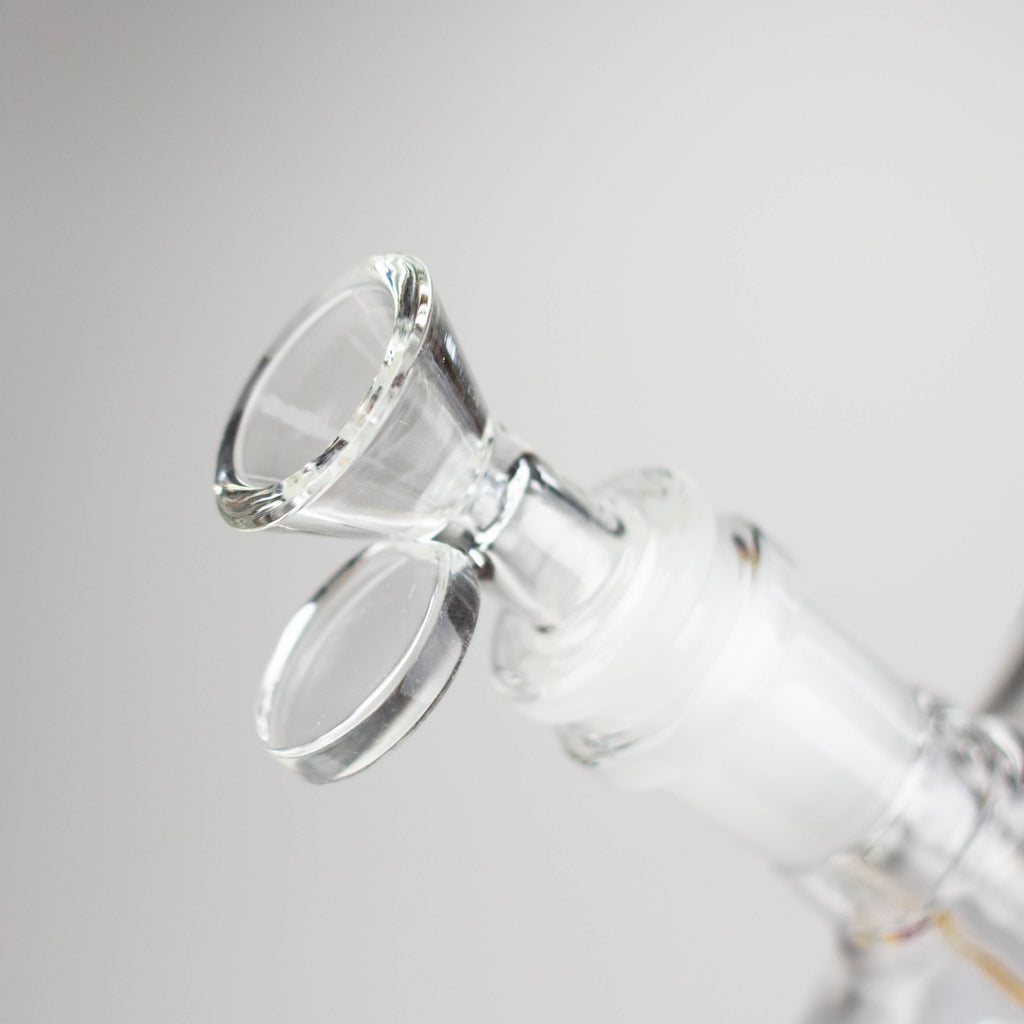 Z10" Glass Bong With Abstract Art Design
