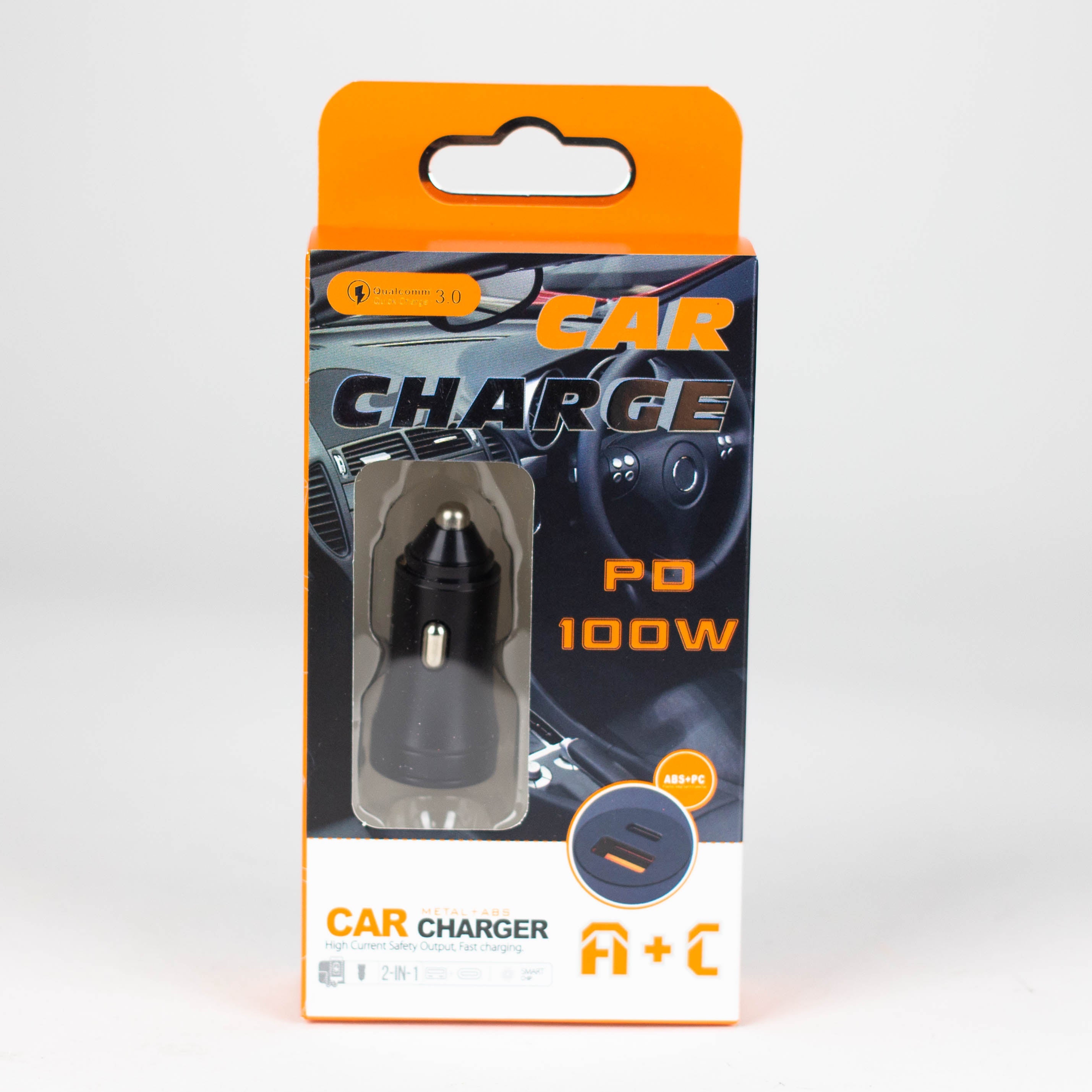 Car Charger for USB & Type-C