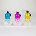 6" SKull frosted oilburner water pipe