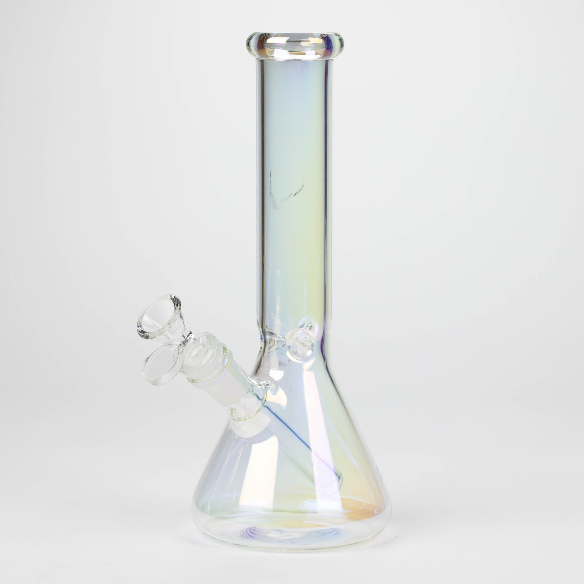10" Solid Color Eletroplate Glass Beaker Bong