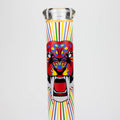 16" Glow in the dark 9mm glass water bong [GBT2301]