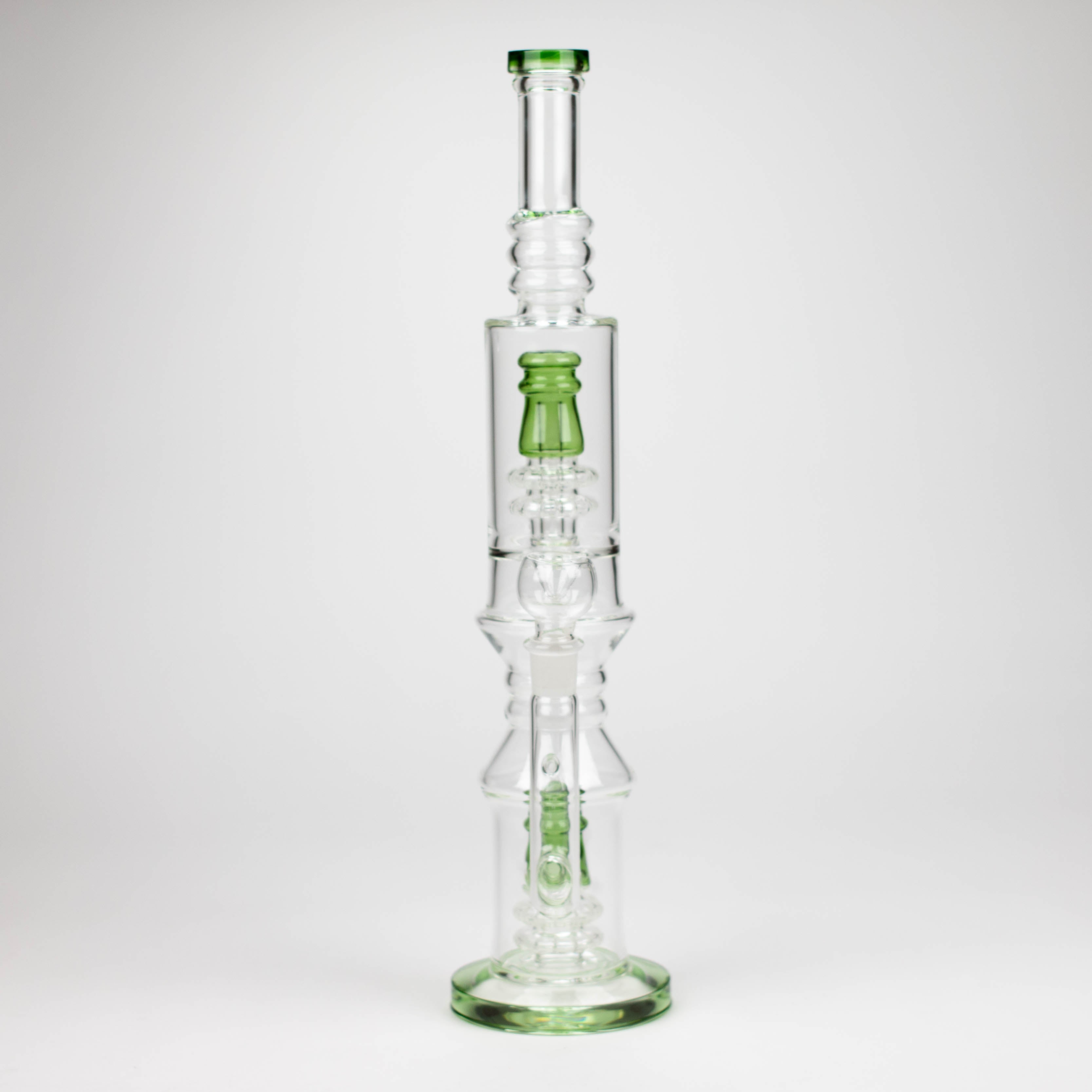 18" Glass water bong with Percolator and Diffuser