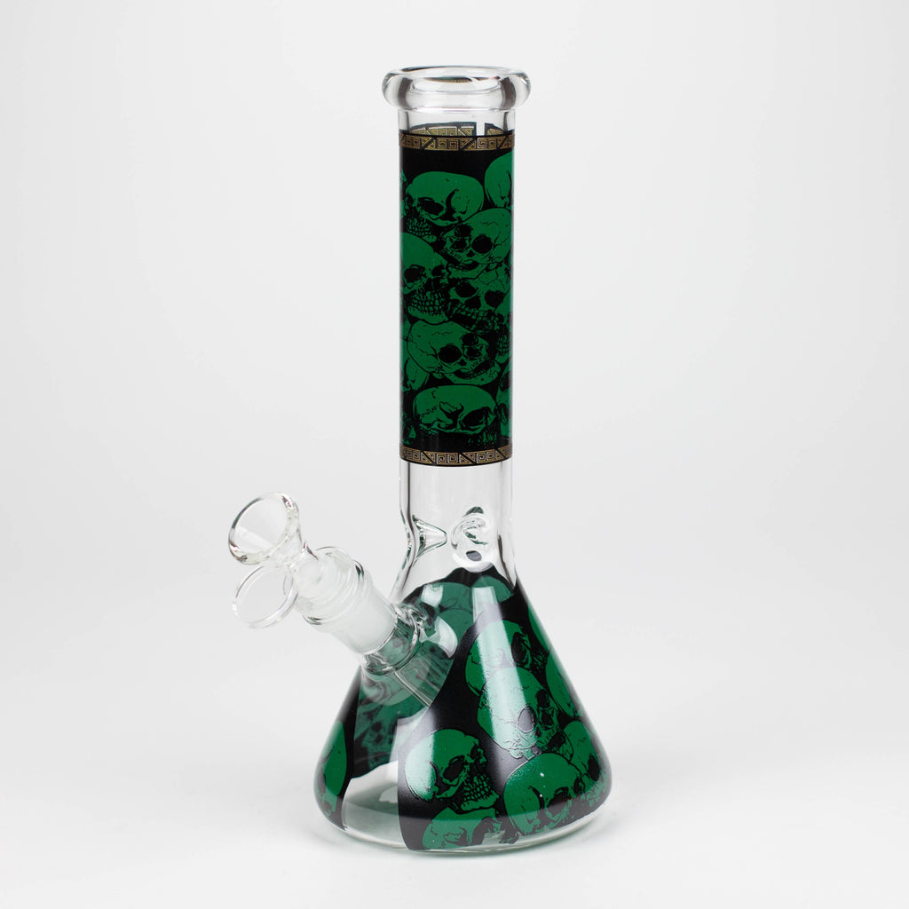Z10" Glass Bong With The War Design