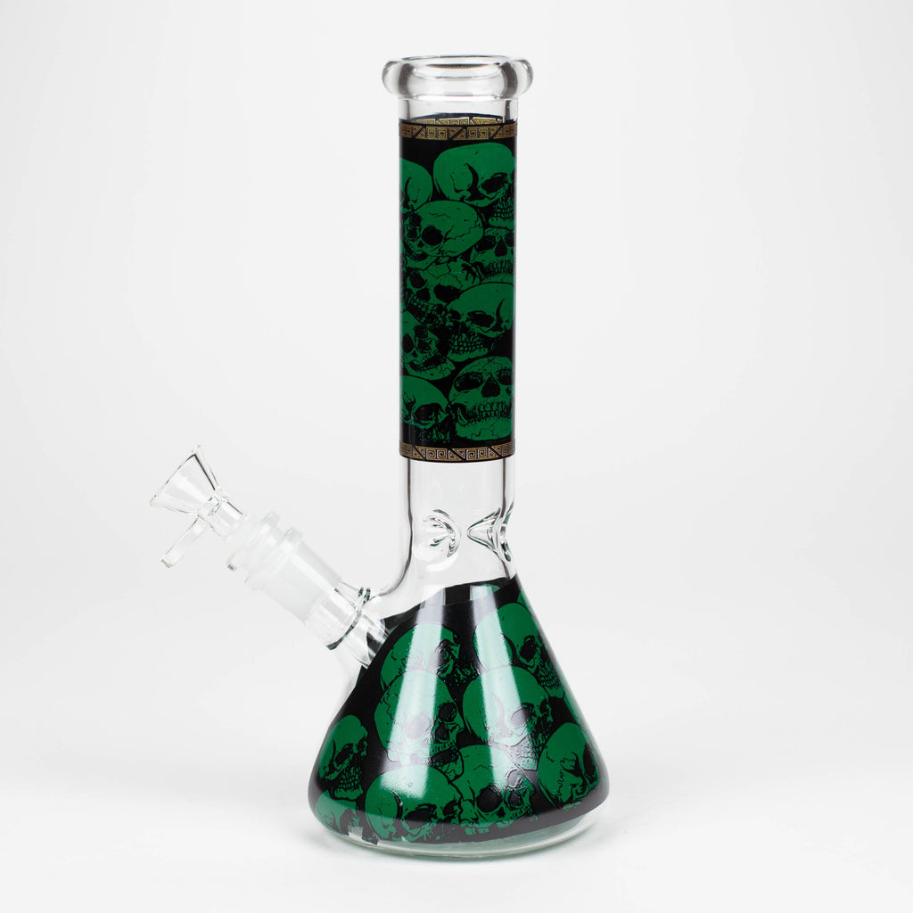 Z10" Glass Bong With The War Design