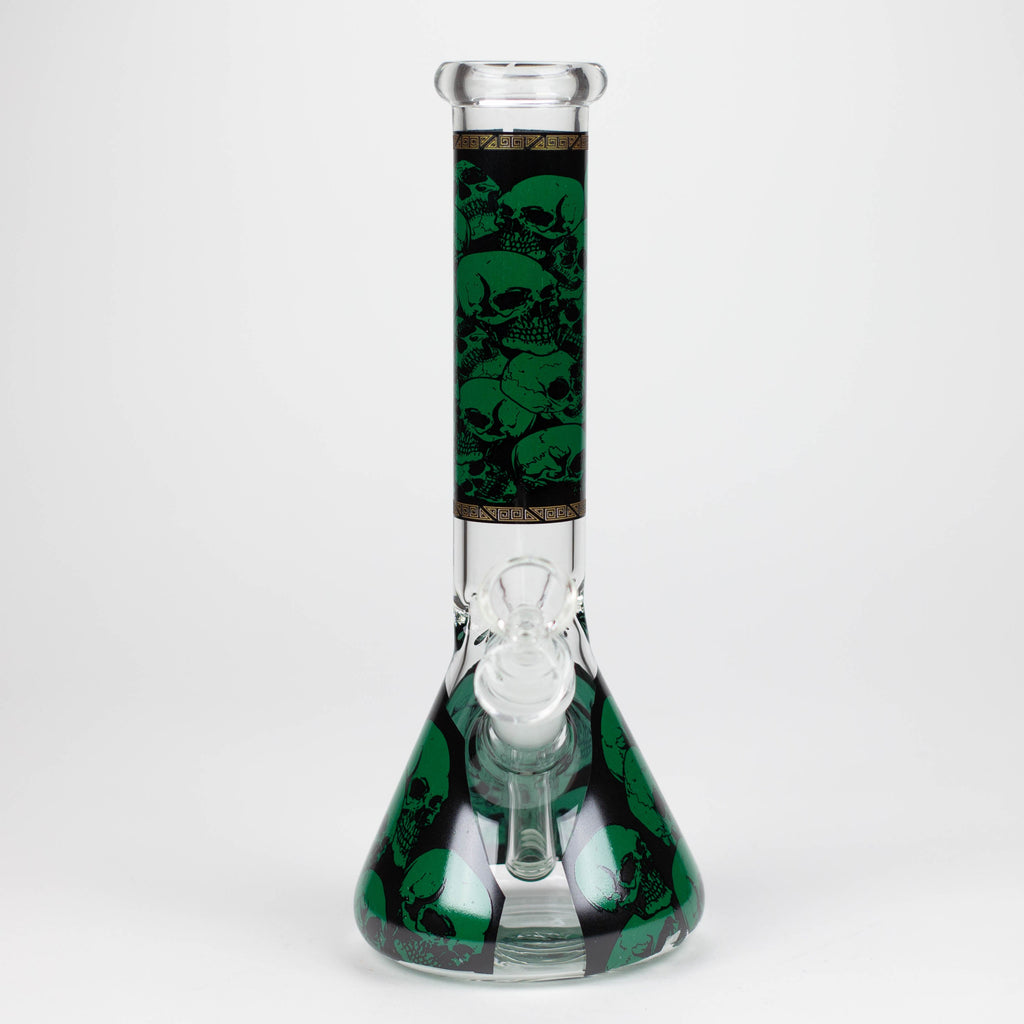Z10" Glass Bong With The War Design