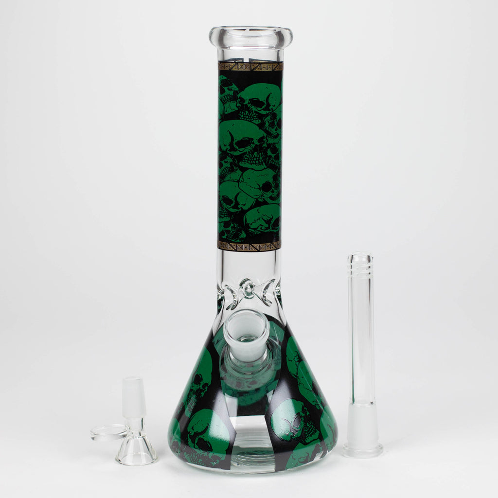 Z10" Glass Bong With The War Design