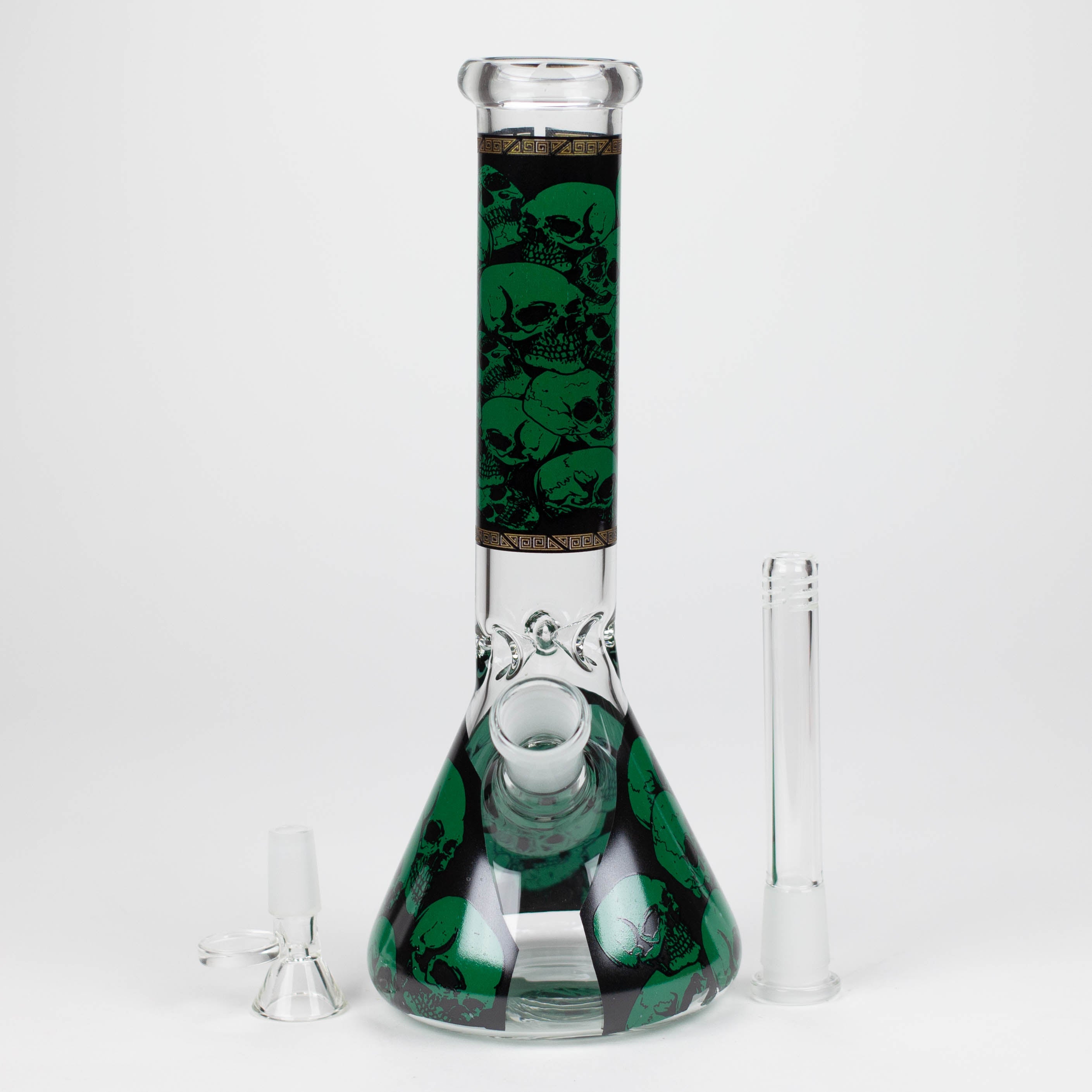 Z10" Glass Bong With The War Design