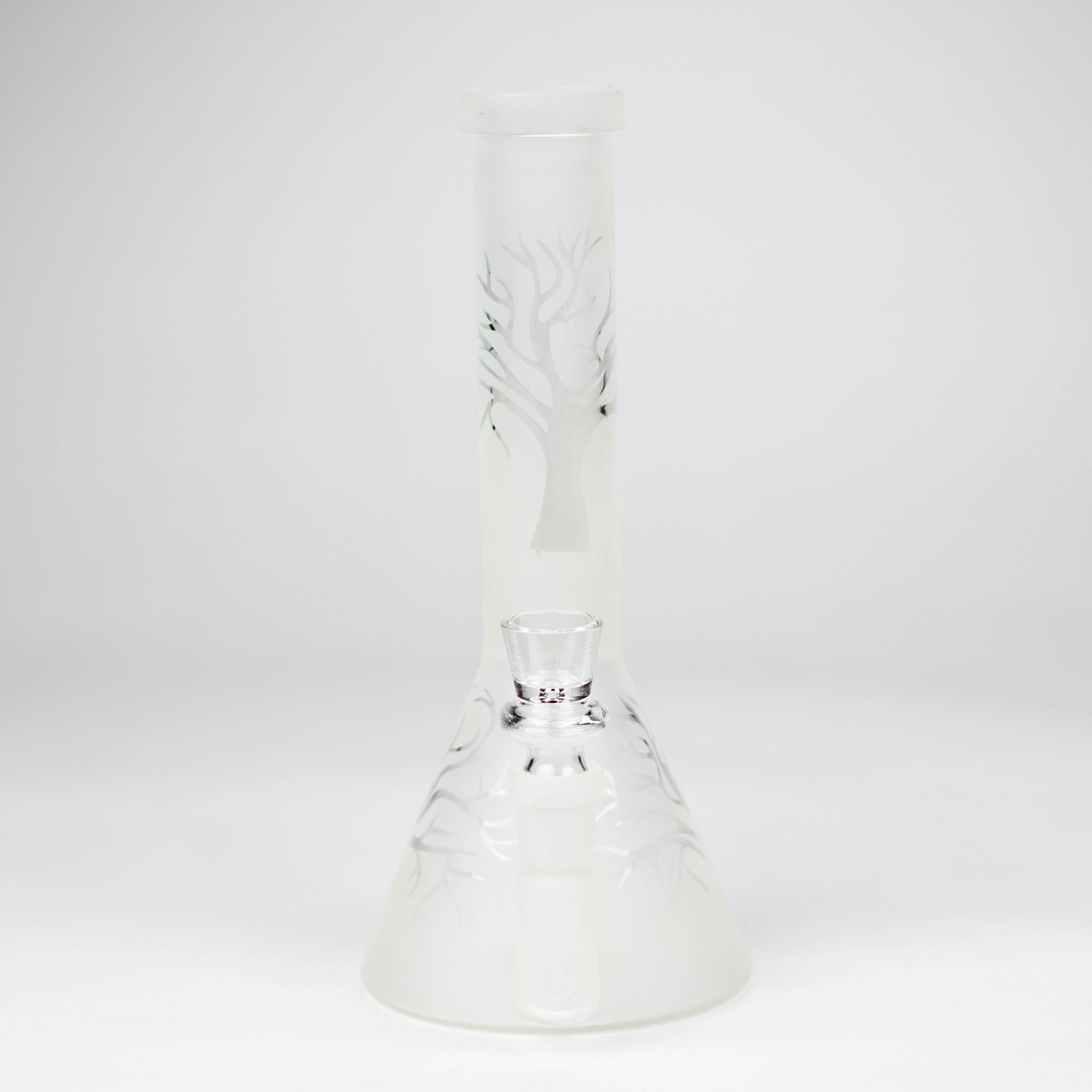 8" GLOW IN DARK TREE OF LIFE BEAKER GLASS BONG