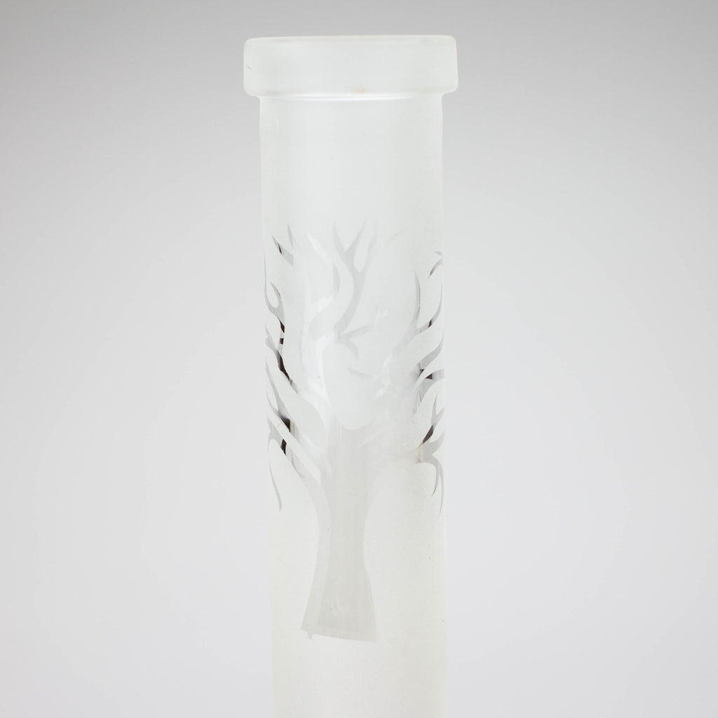 8" GLOW IN DARK TREE OF LIFE BEAKER GLASS BONG