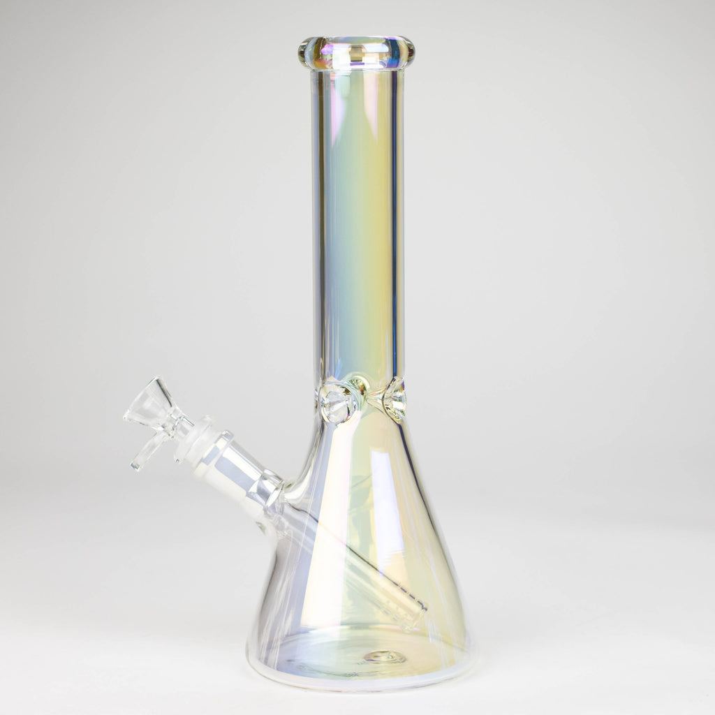 10"  5mm Electroplate Glass Bong Assorted Colour