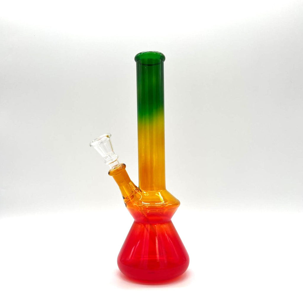 10 " Rasta Color Water pipe-Designs Assorted
