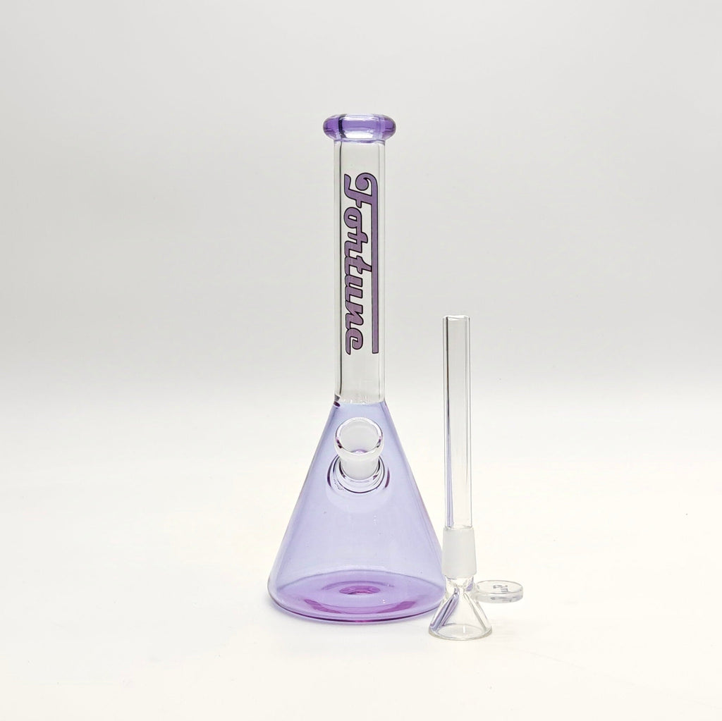 Fortune | 8" 4mm Coloured Bong Assorted Colour