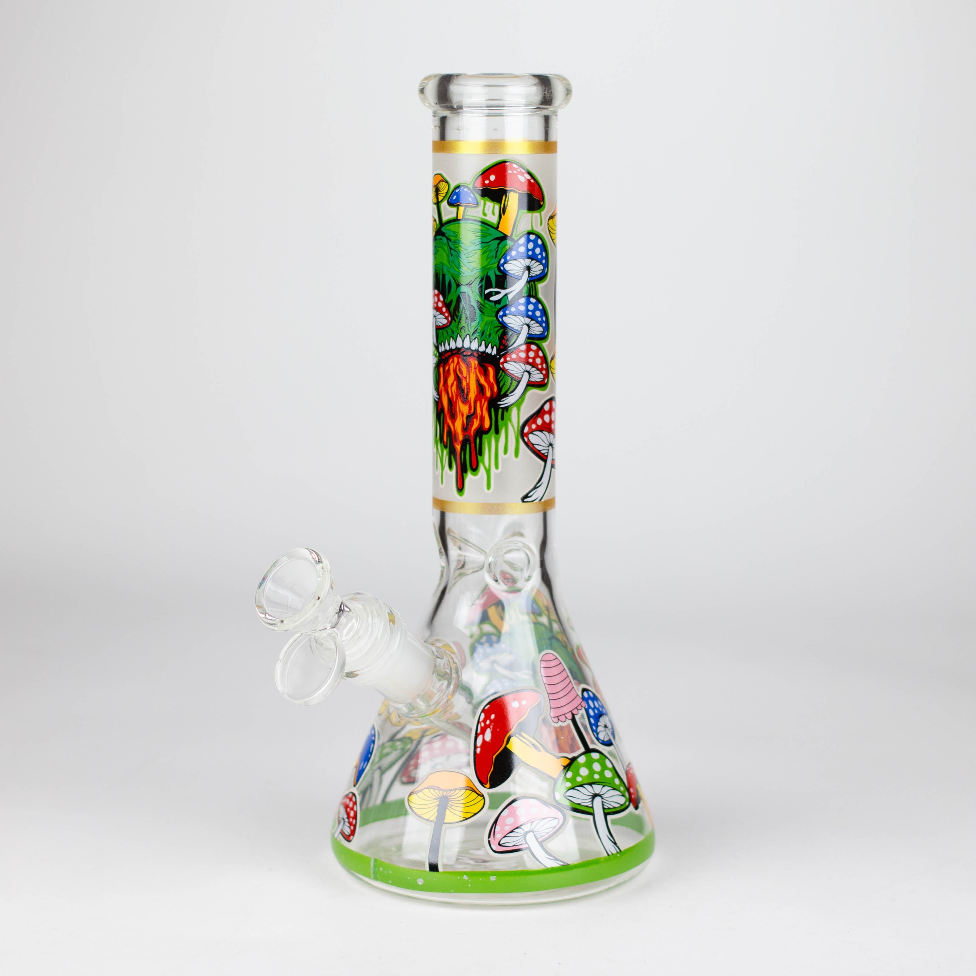 Z10" Glass Bong With The Nature Design