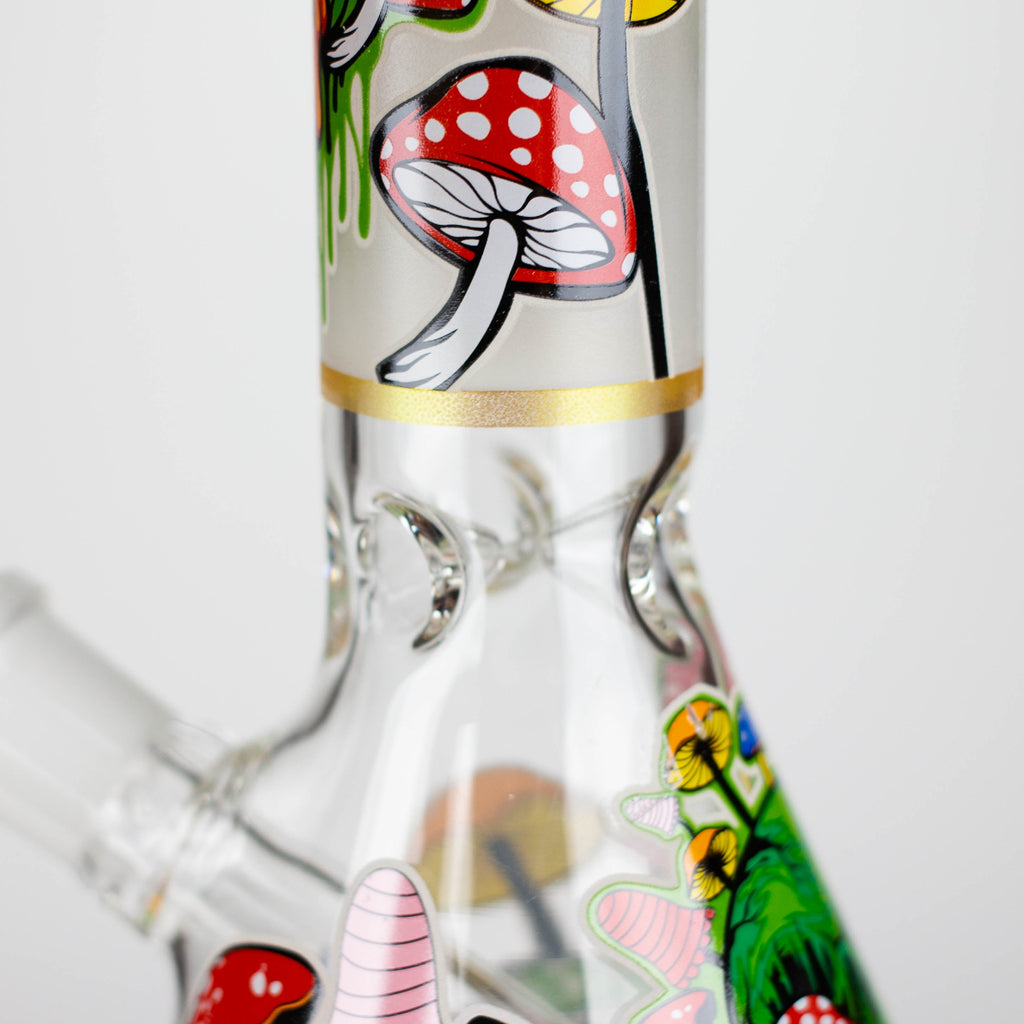 Z10" Glass Bong With The Nature Design