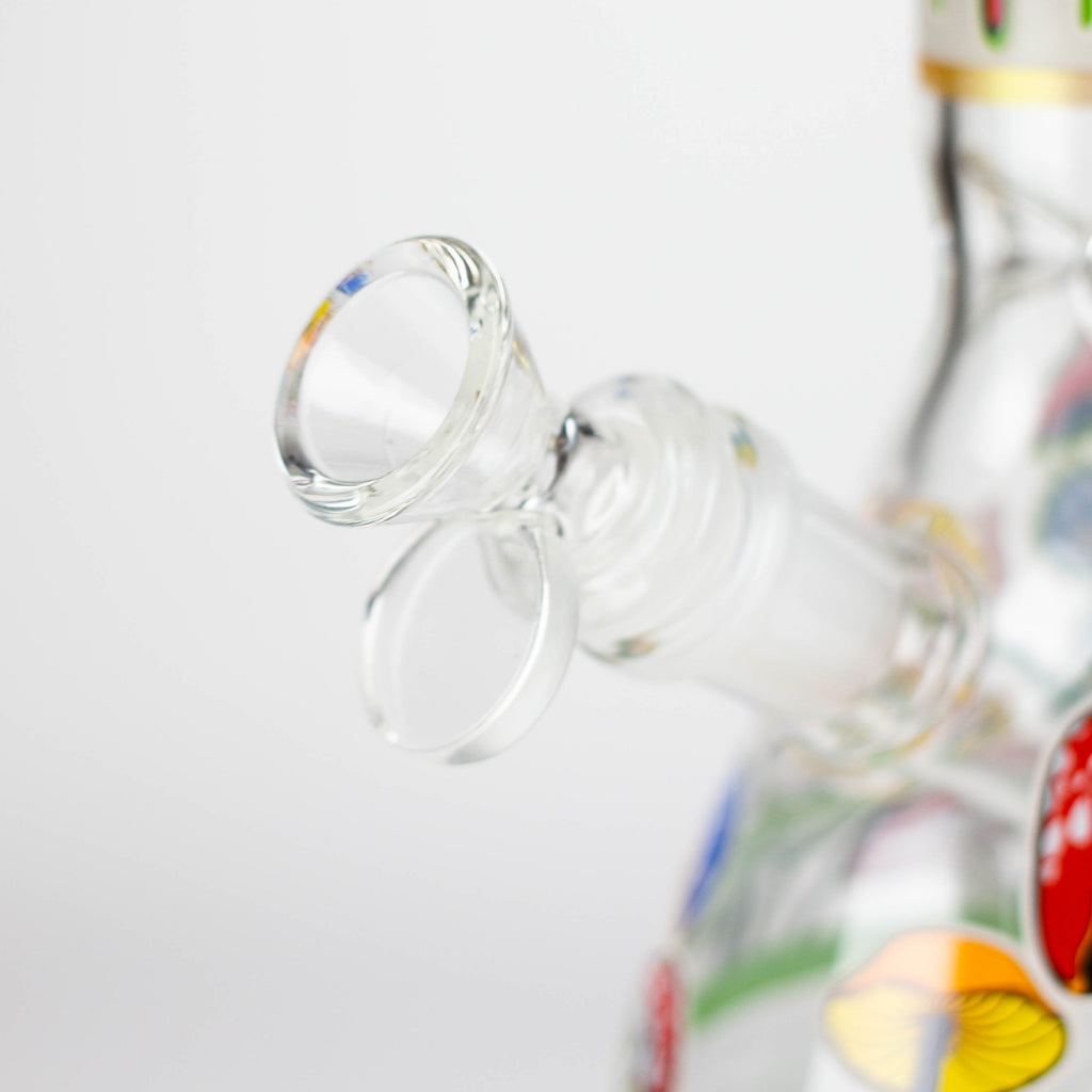 Z10" Glass Bong With The Nature Design
