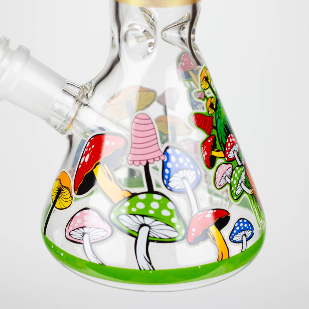 Z10" Glass Bong With The Nature Design