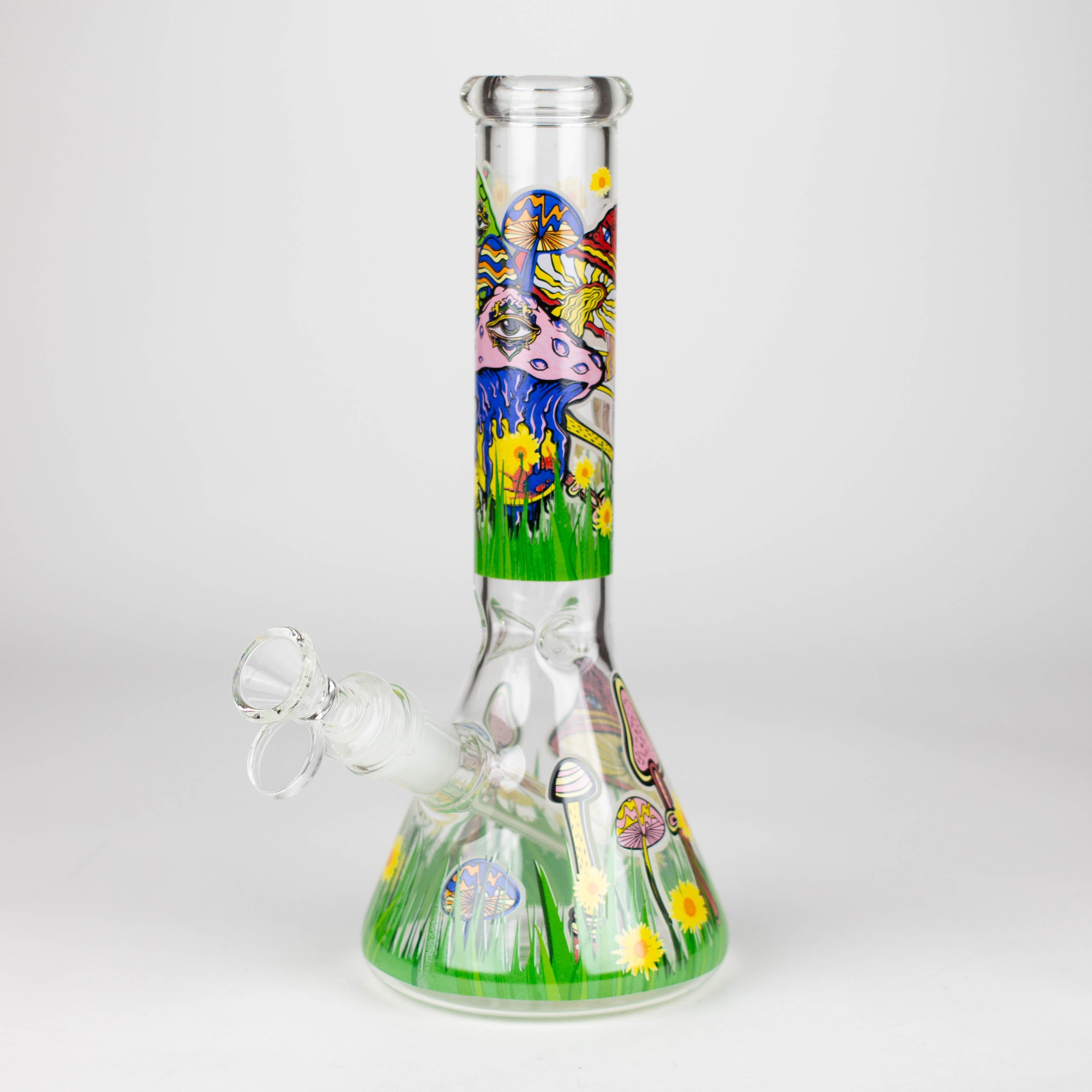 Z10" Glass Bong With The Nature Design