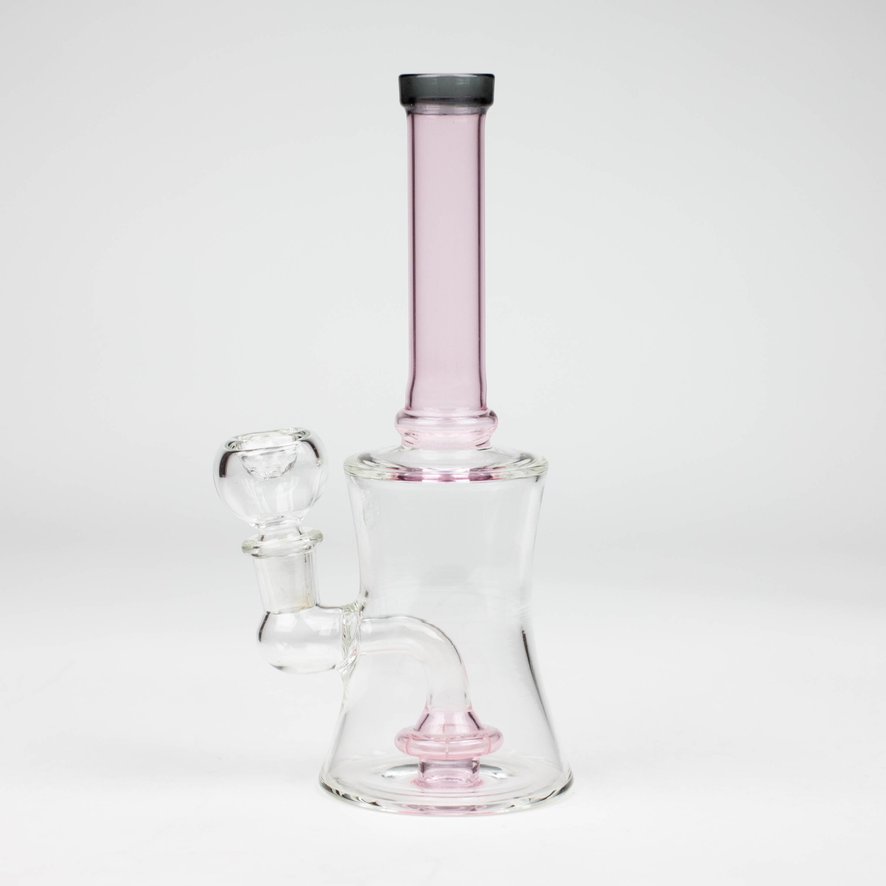 8" color tube glass bong with diffuser