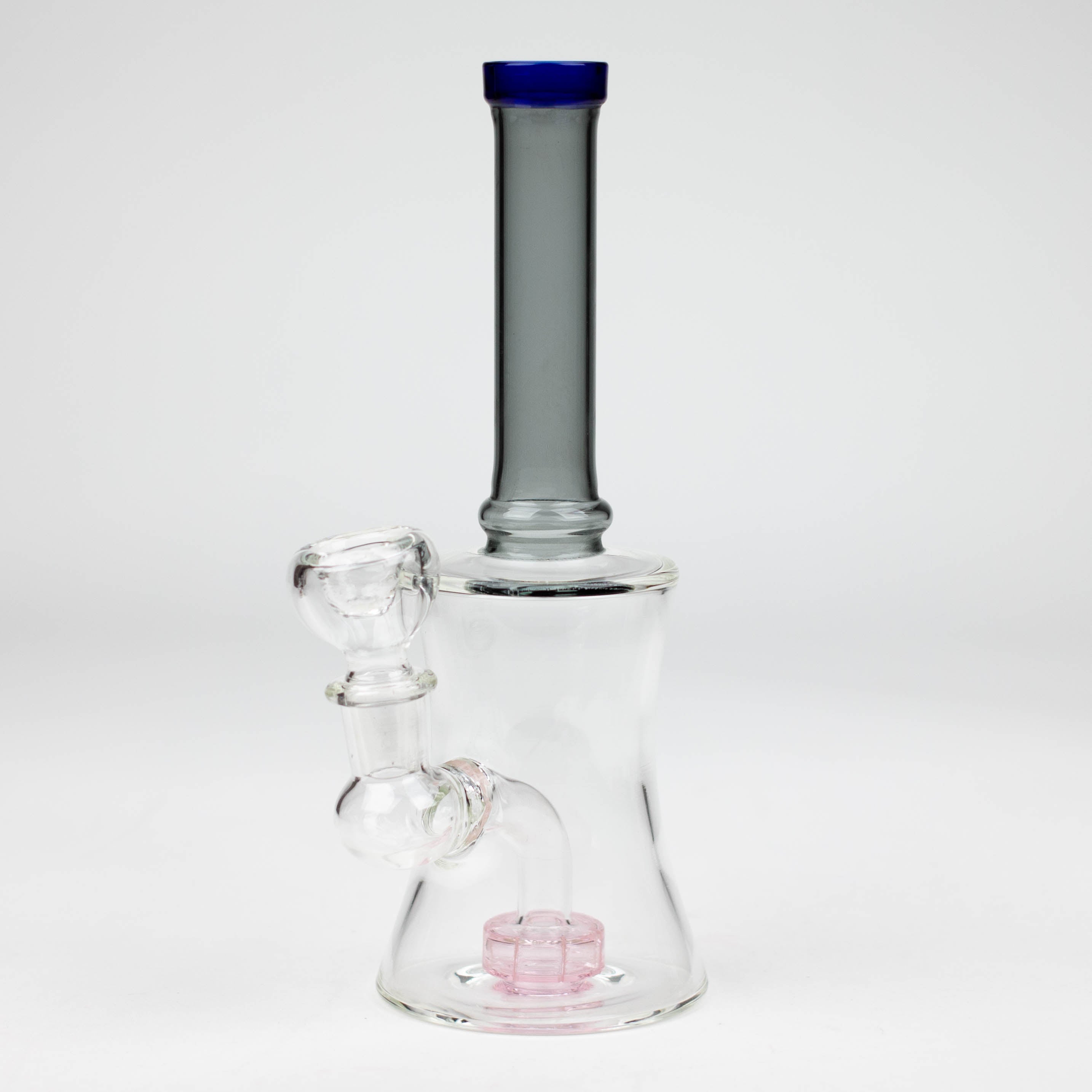 8" color tube glass bong with diffuser