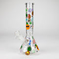 Z10" Glass Bong With Cartoon Design