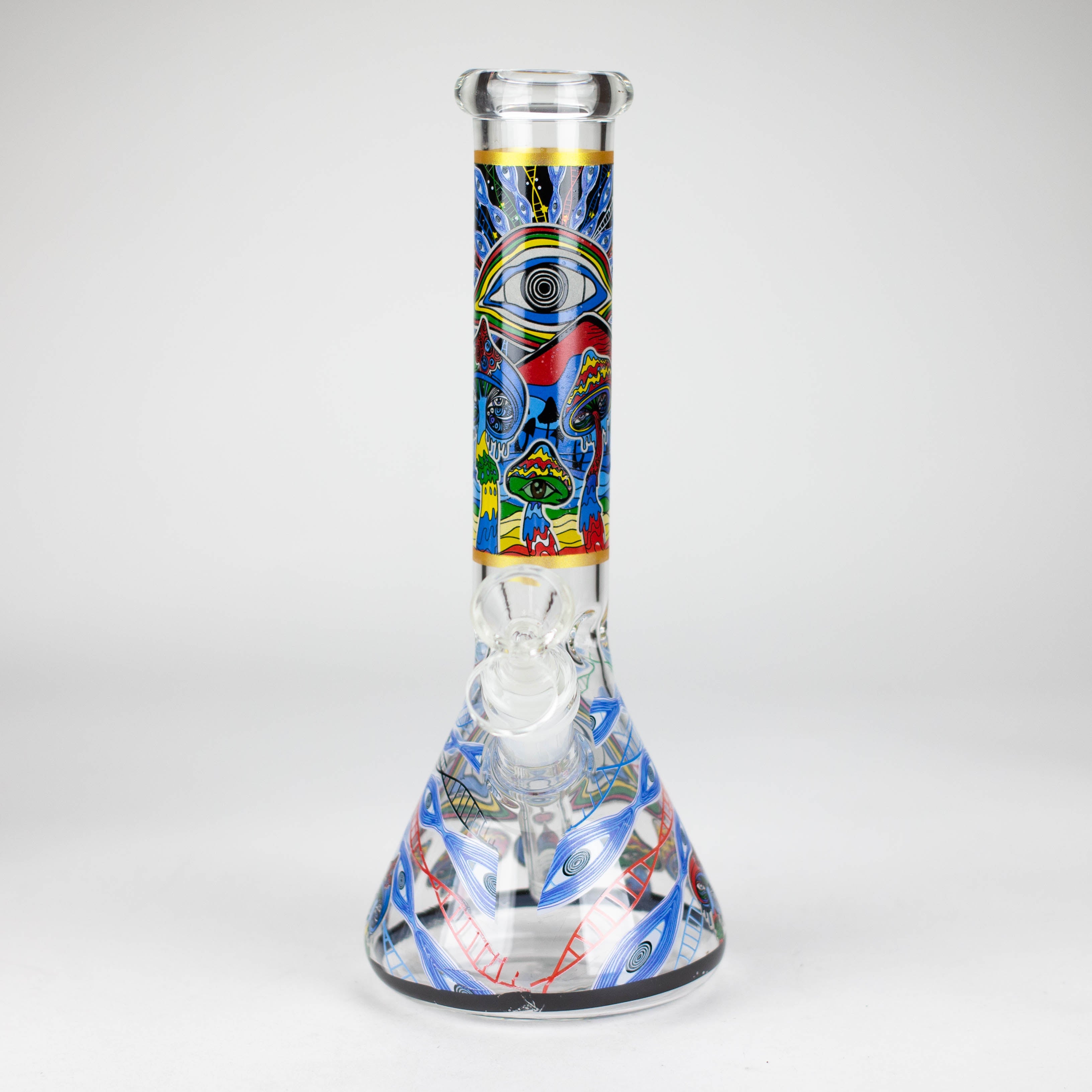 Z10" Glass Bong With Eye Design