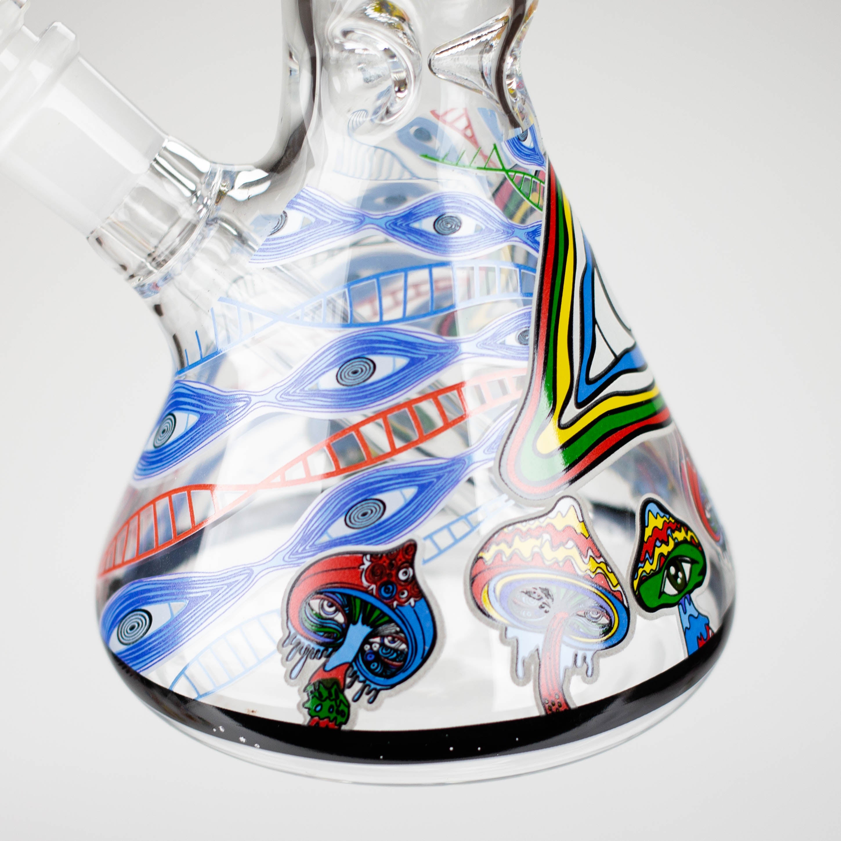 Z10" Glass Bong With Eye Design