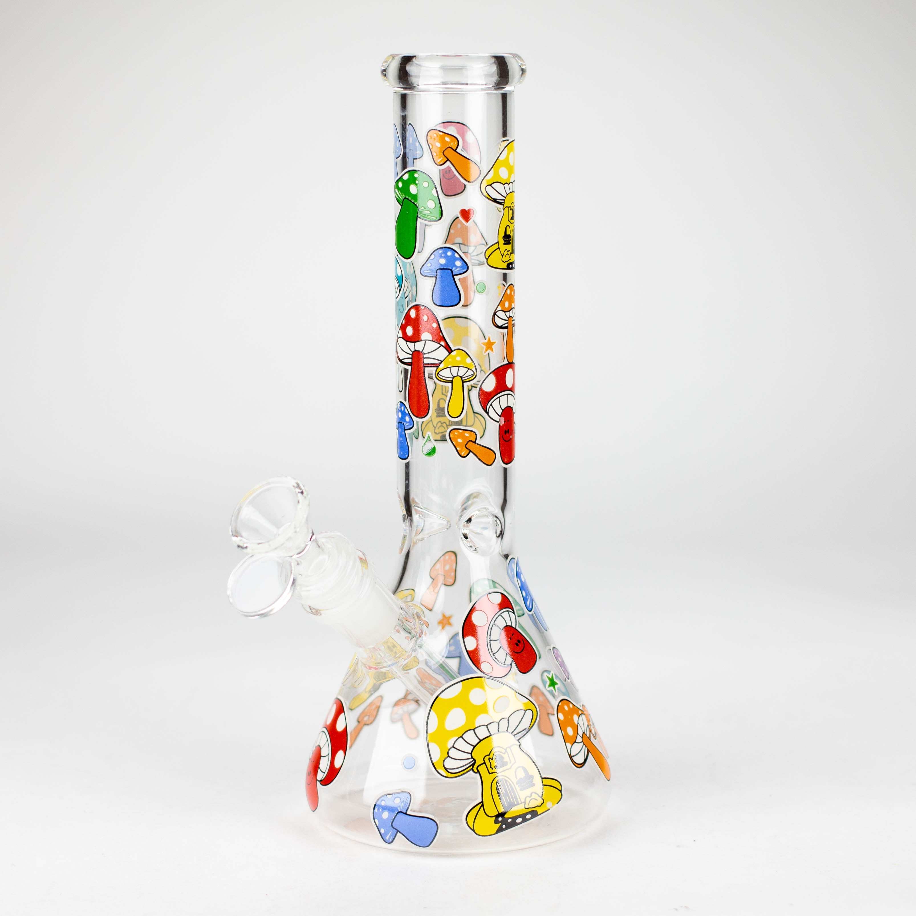 Z10" Glass Bong With Cartoon Design