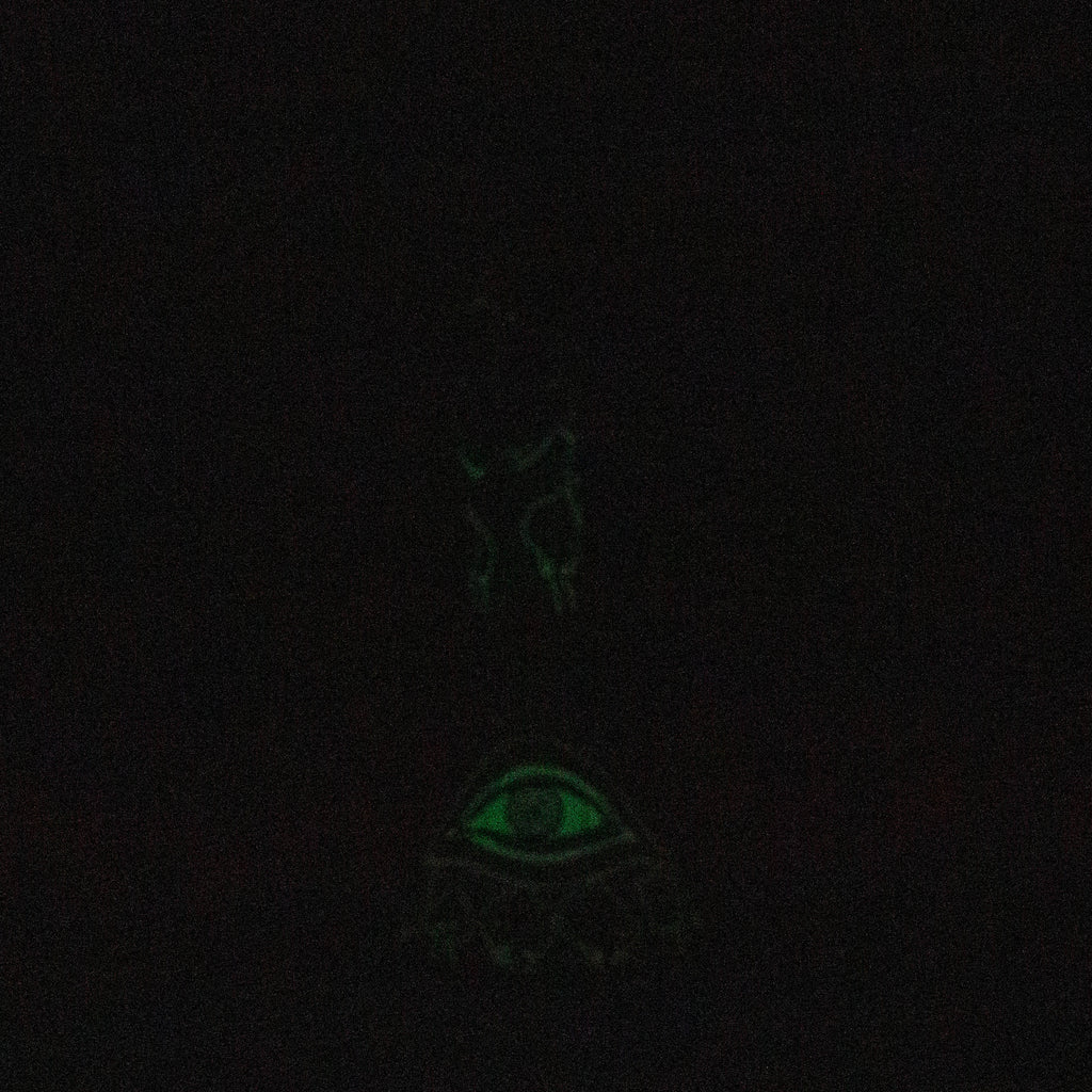Z10" Glass Bong With Eye Design