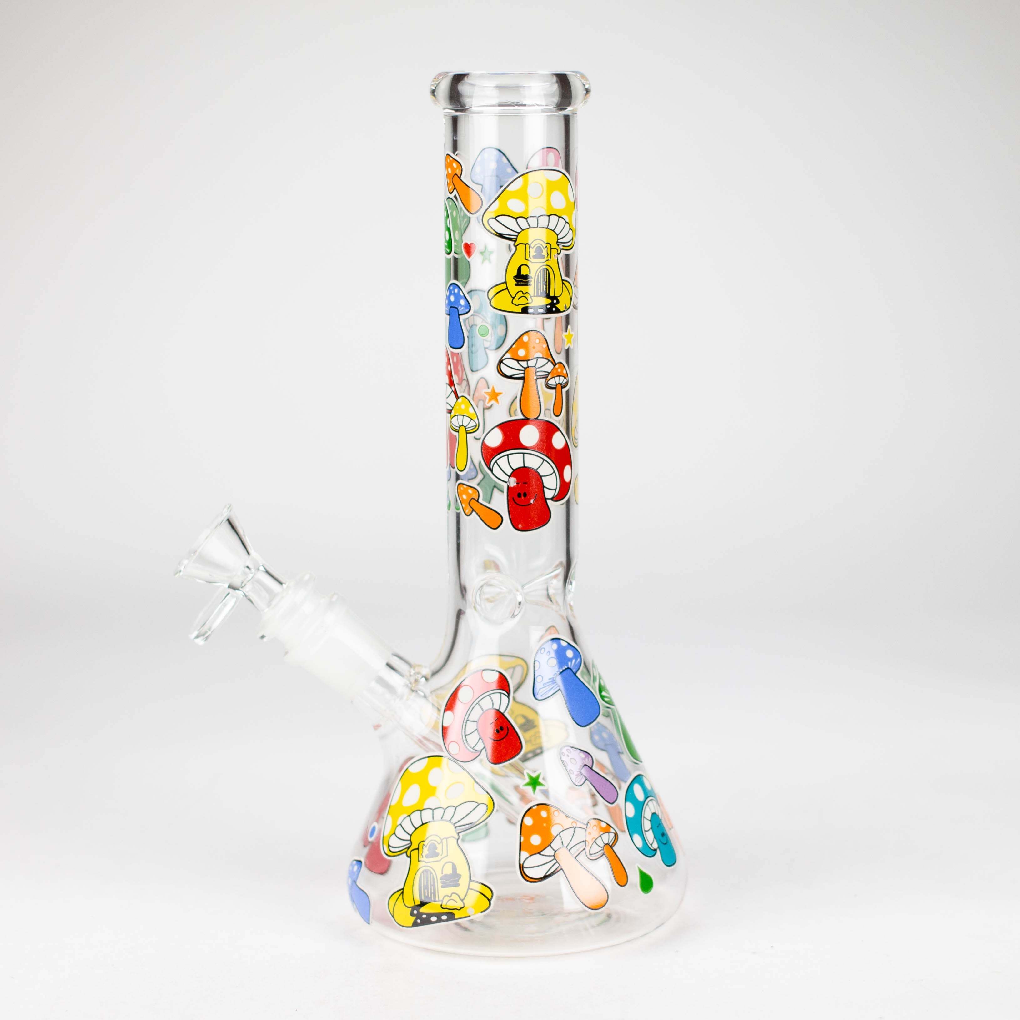 Z10" Glass Bong With Cartoon Design