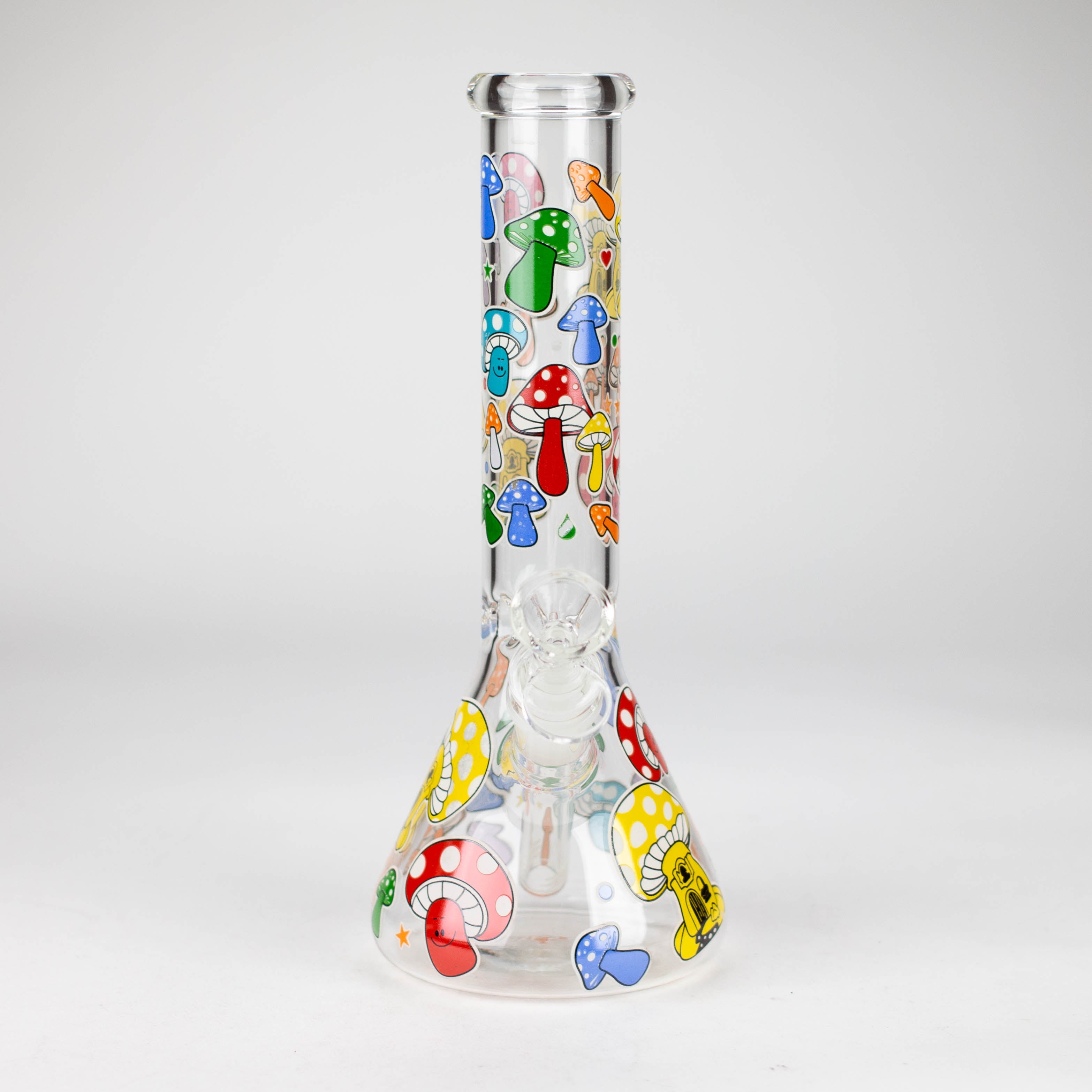 Z10" Glass Bong With Cartoon Design