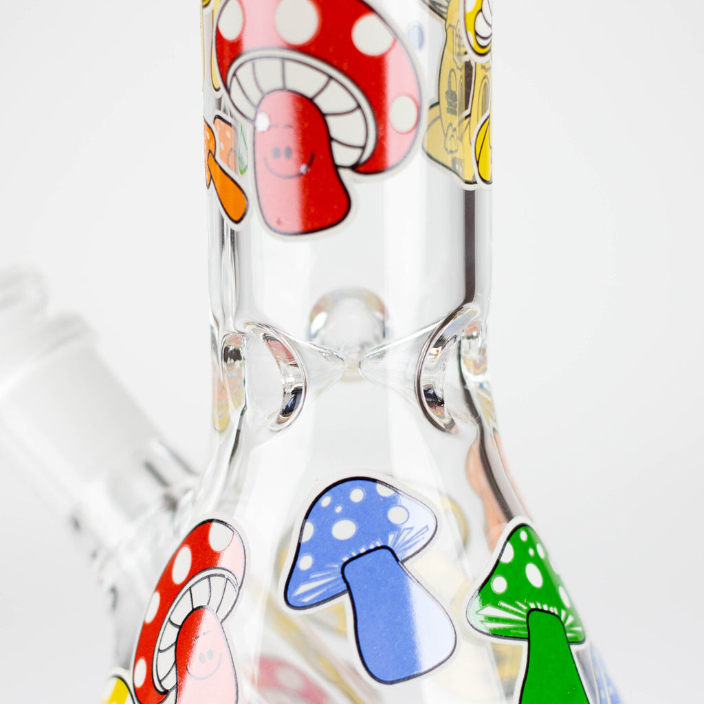 Z10" Glass Bong With Cartoon Design