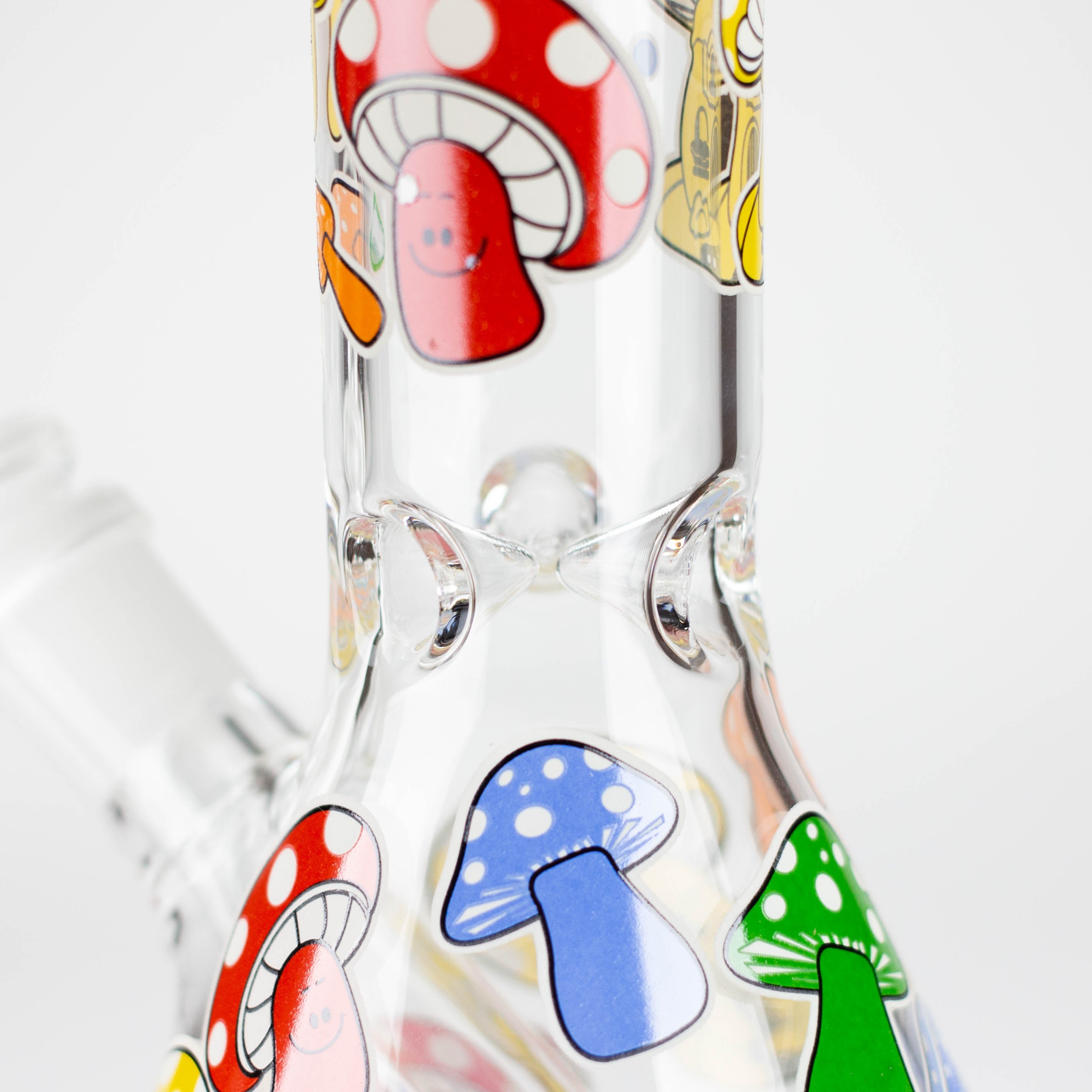 Z10" Glass Bong With Cartoon Design