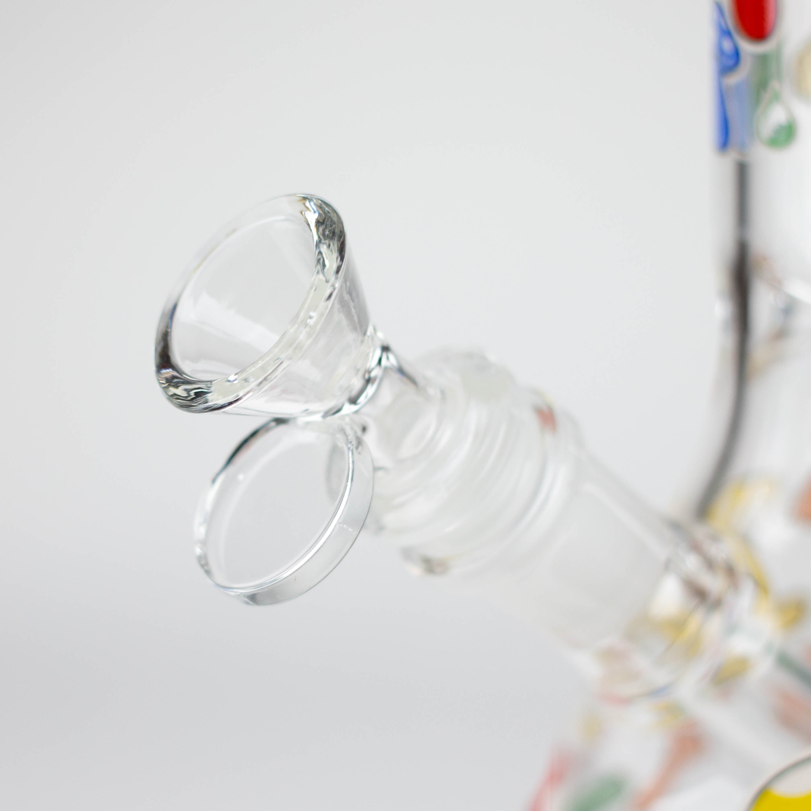Z10" Glass Bong With Cartoon Design