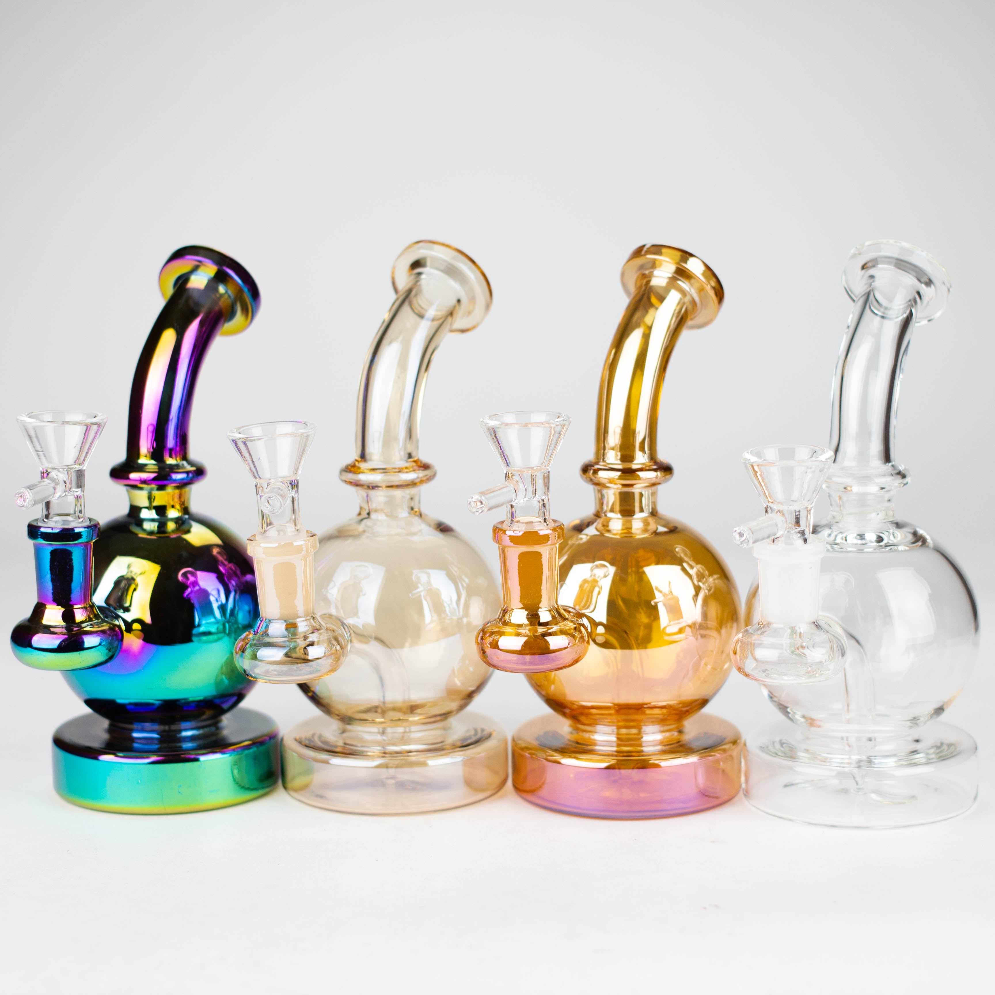 Z7" Solid Color Electroplate Glass Bong