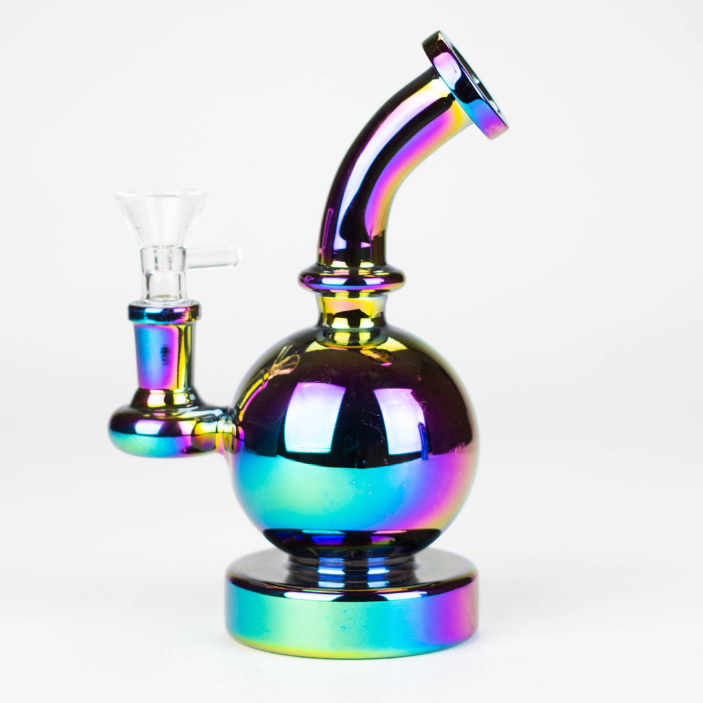 Z7" Solid Color Electroplate Glass Bong