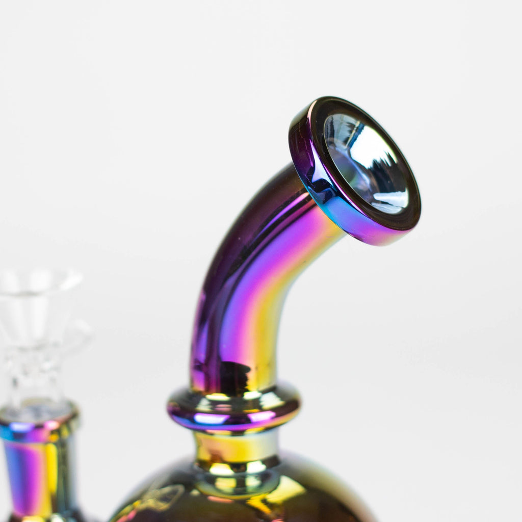 Z7" Solid Color Electroplate Glass Bong