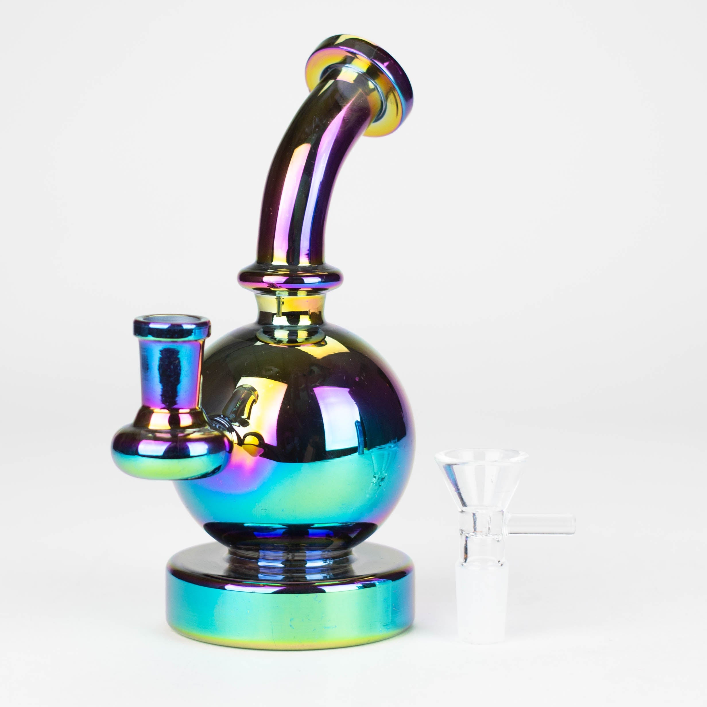 Z7" Solid Color Electroplate Glass Bong