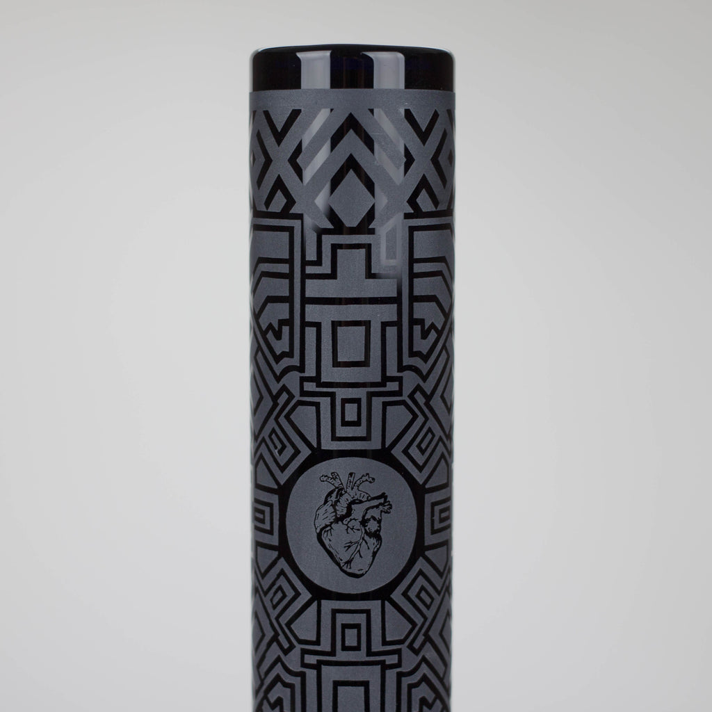 14" Beaker Base Glass Bong  [C1037-CC268]