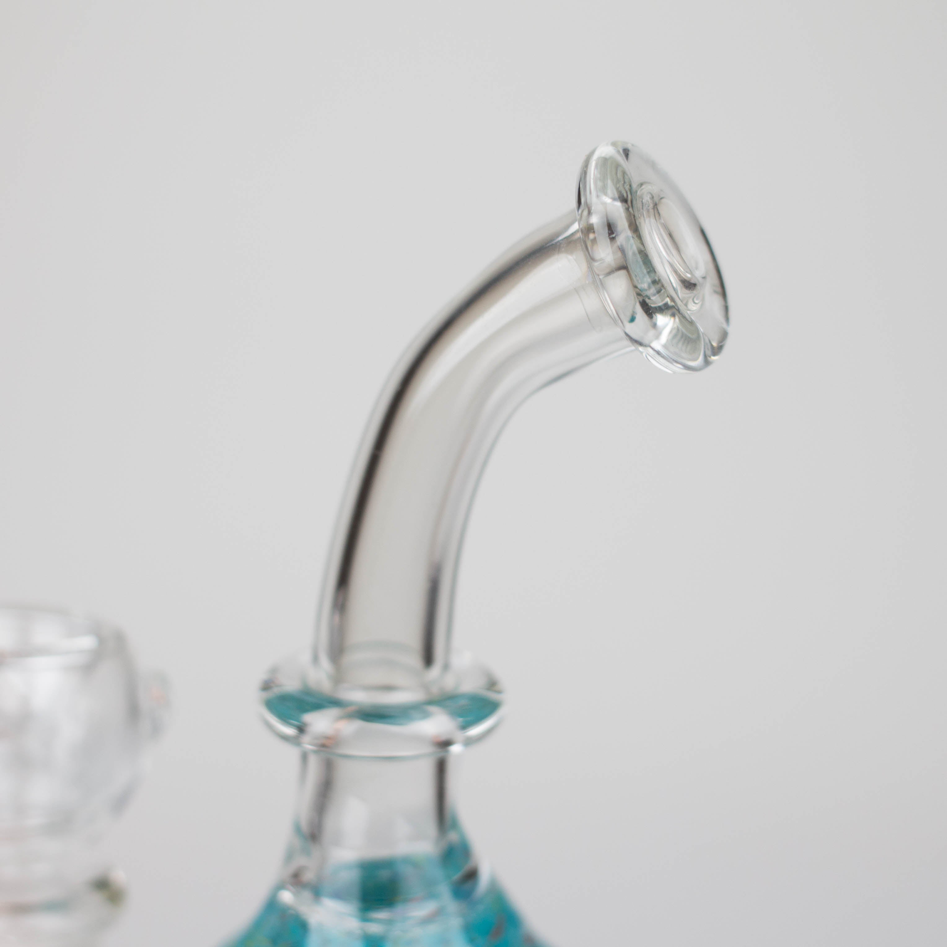 6" Bent neck bong with decoration-Color Assorted