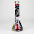 Z10" Glass Bong With Clown Design
