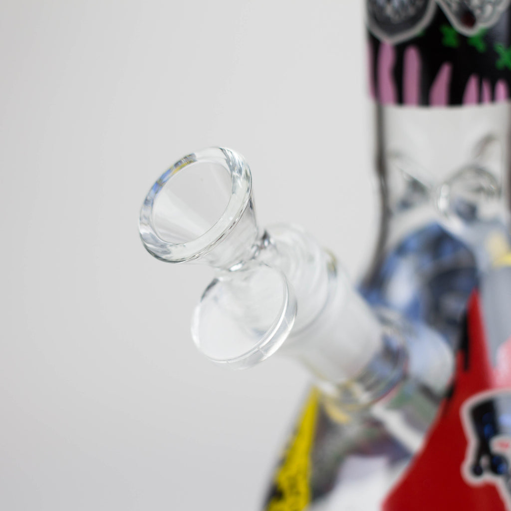 Z10" Glass Bong With Clown Design