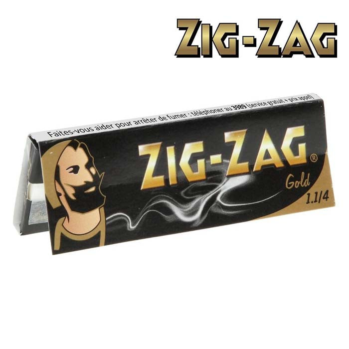 Zig Zag Gold 1-1/4 Box Of 100