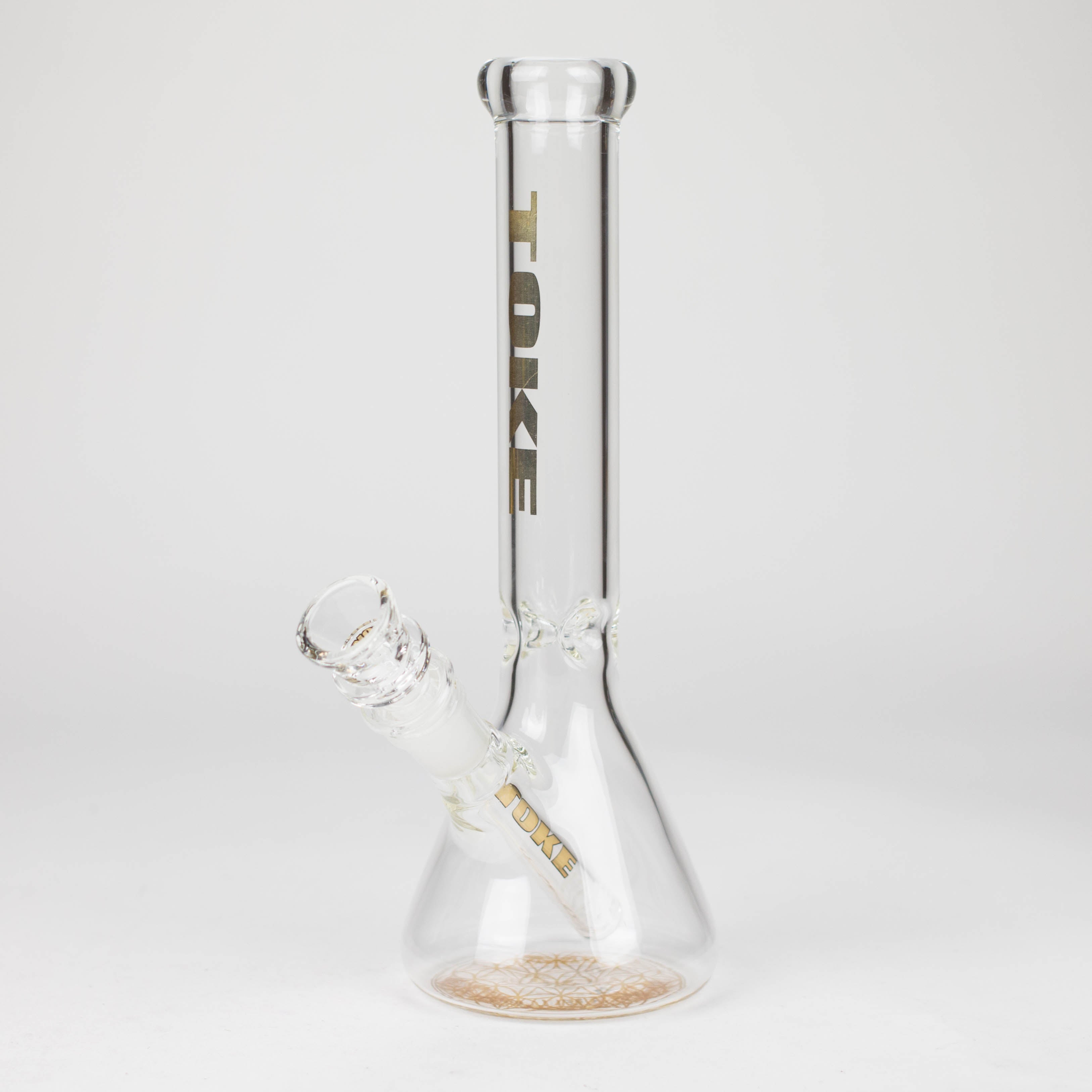 TOKE | 10" Beaker glass water bong