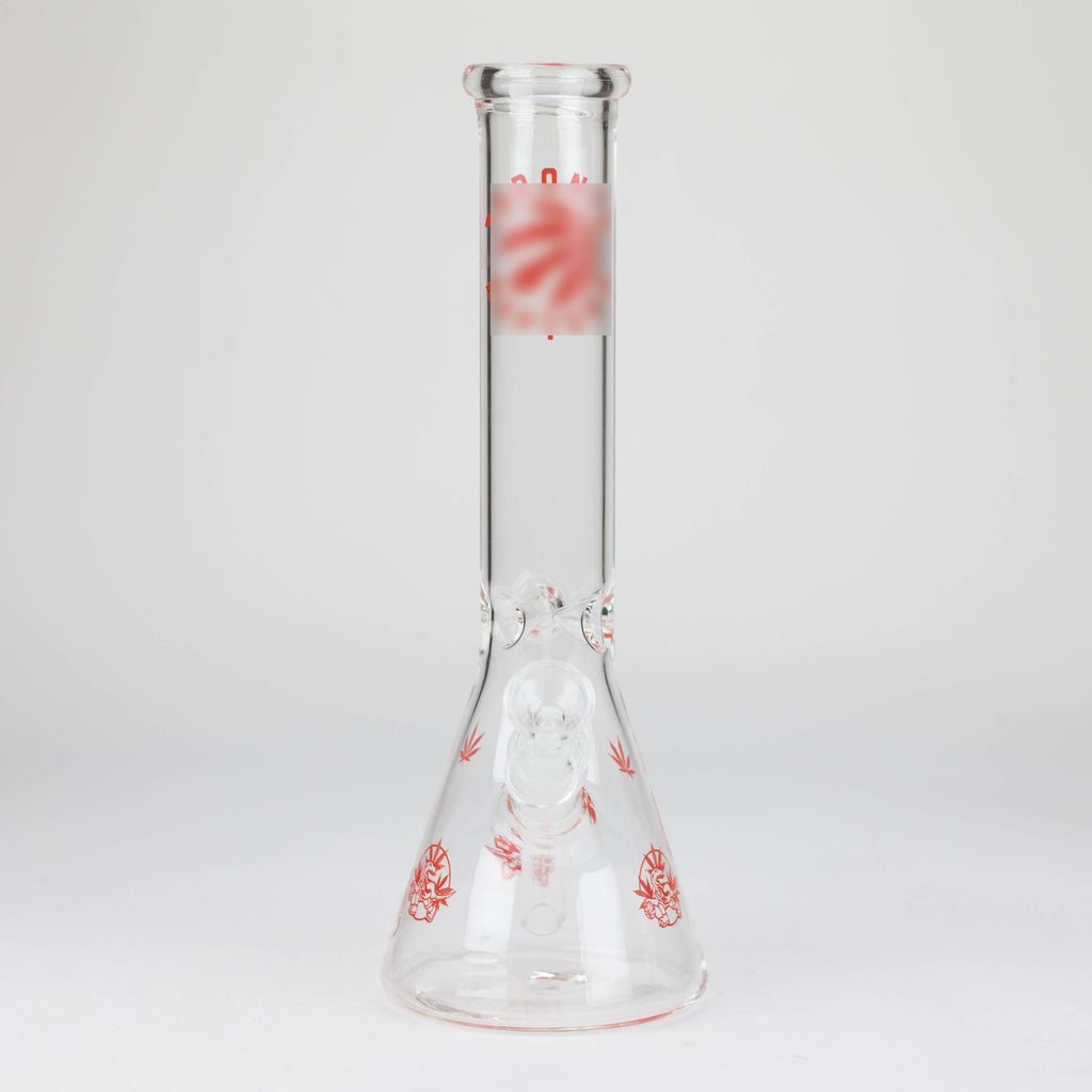 12" TR beaker glass bong