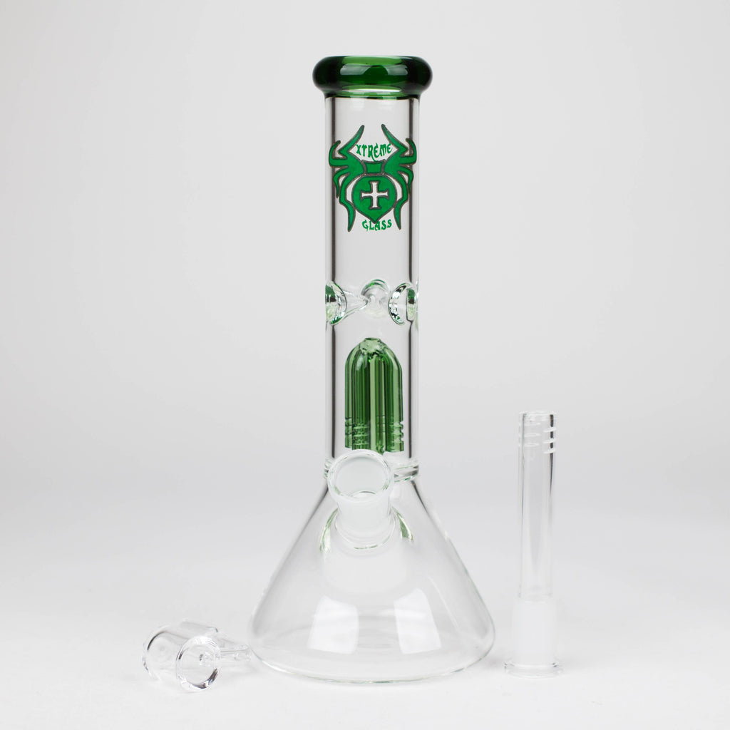Xtreme | 10" Glass Bong with Percolator &amp; Banger [AK04]
