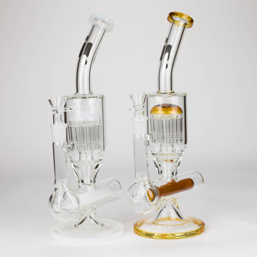 Infyniti | 13.5" percolator and inline diffused water bong ( GP1949 )