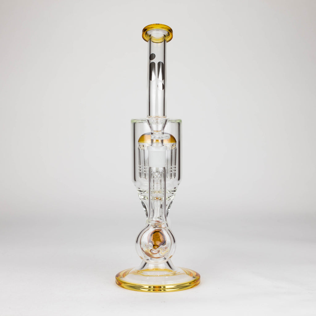 Infyniti | 13.5" percolator and inline diffused water bong ( GP1949 )