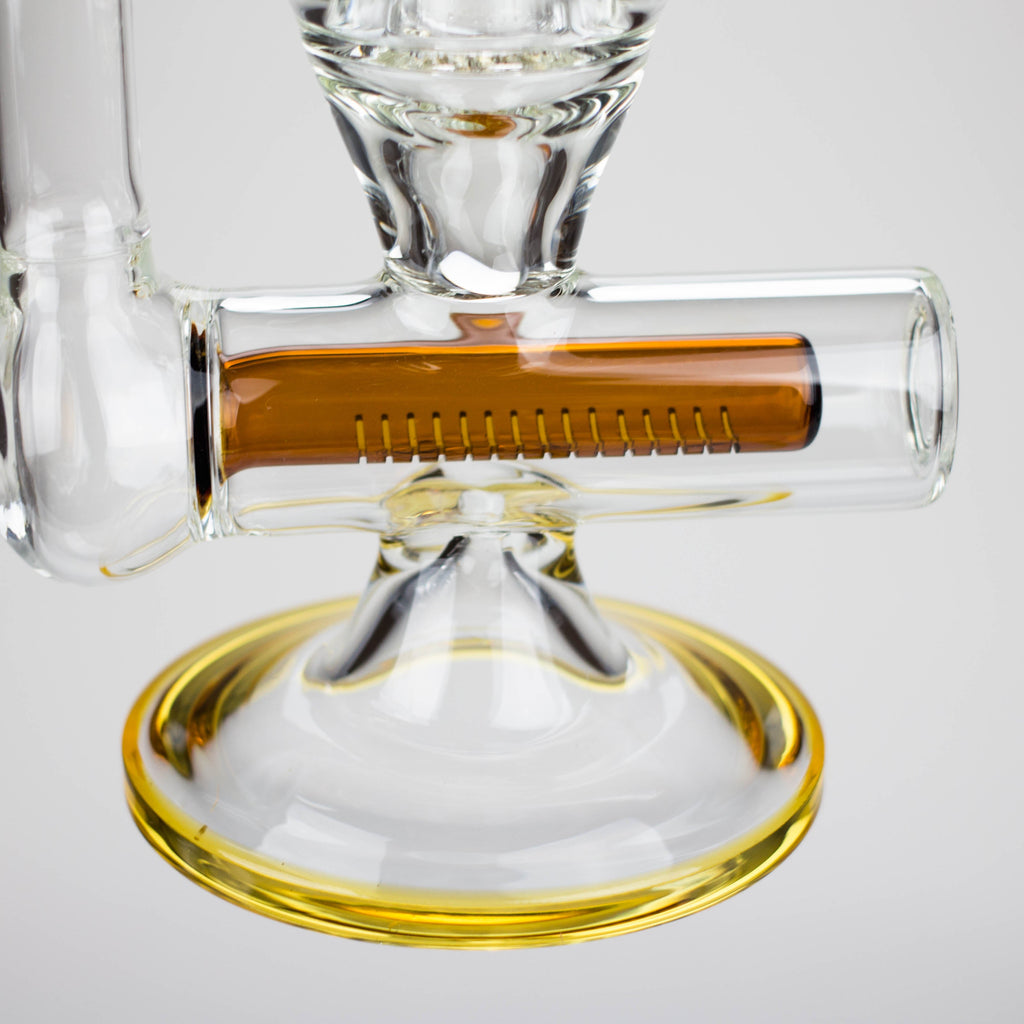 Infyniti | 13.5" percolator and inline diffused water bong ( GP1949 )