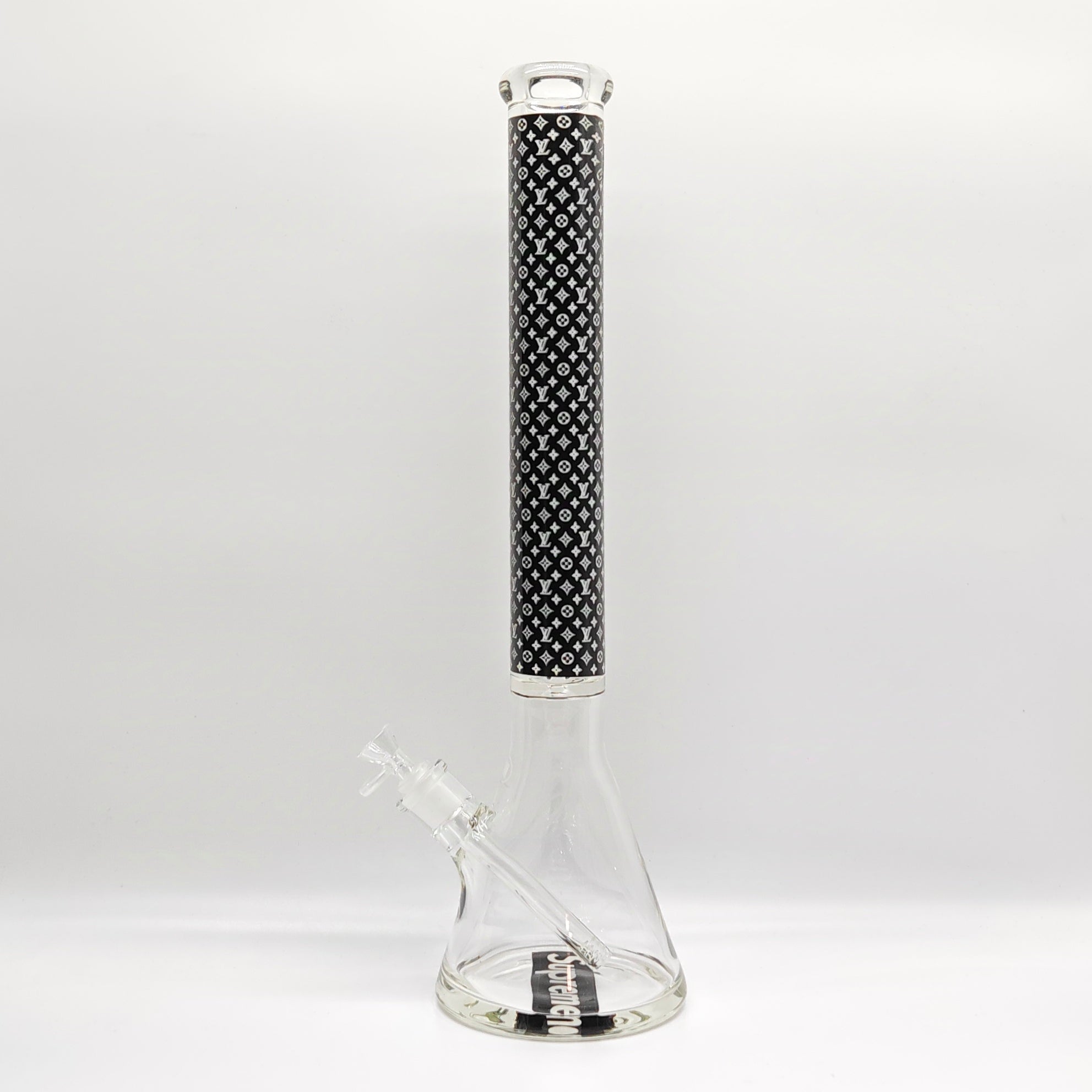 20" Stylish Designed 9mm Glow in the dark Glass Bong [LV205009]